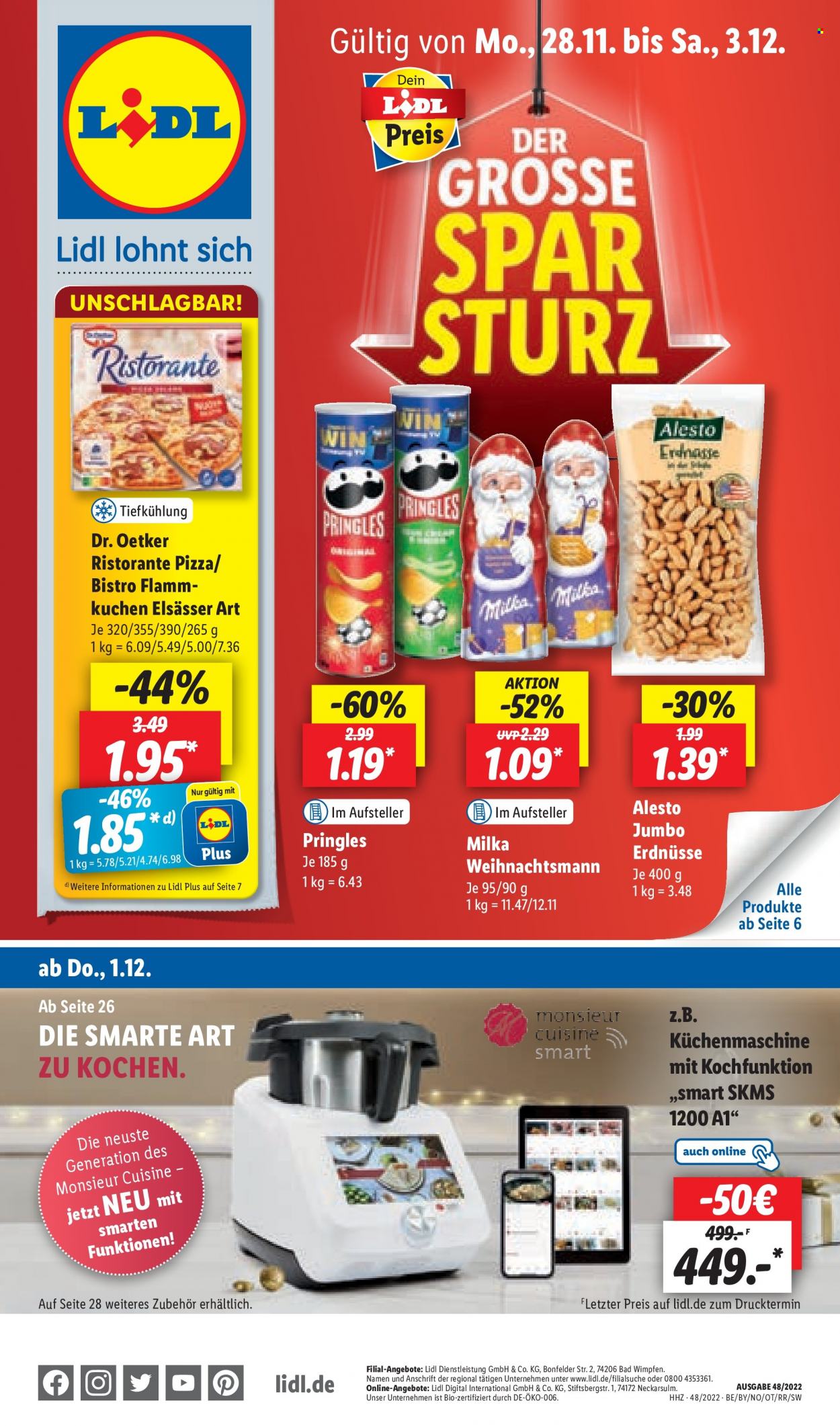 Lidl Prospekte  - 28.11.2022 - 3.12.2022. Seite 1