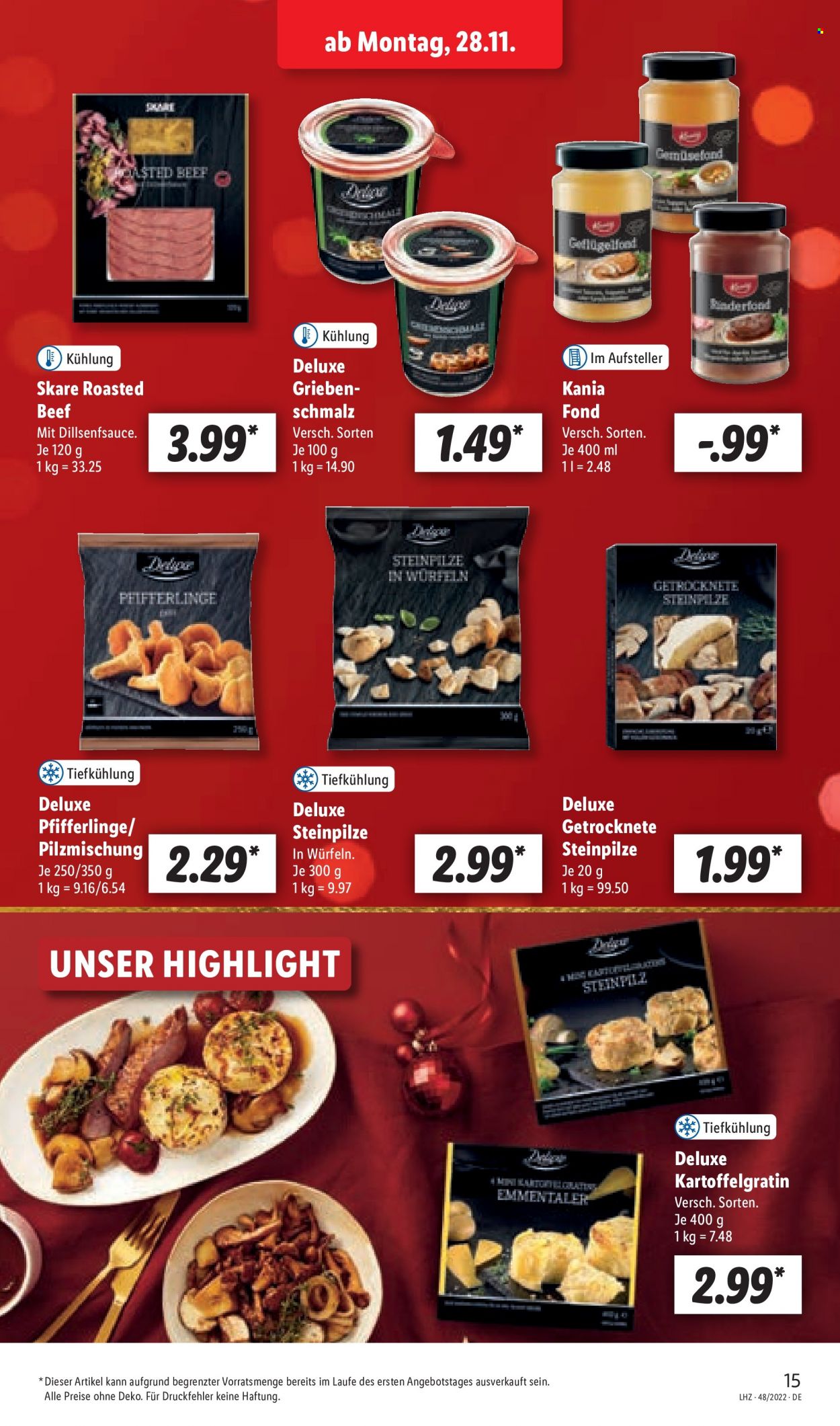 Lidl Prospekte  - 28.11.2022 - 3.12.2022. Seite 15