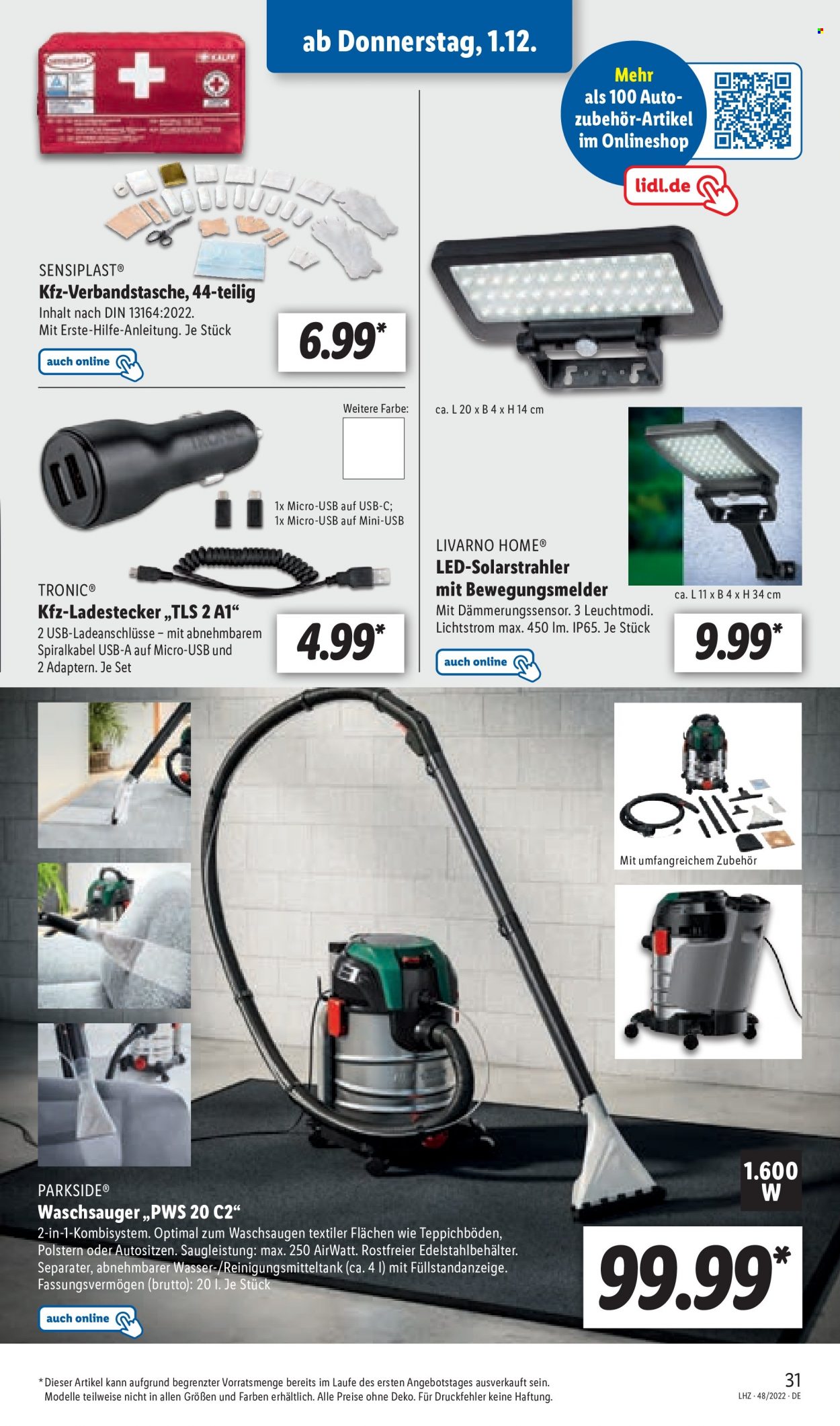 Lidl Prospekte  - 28.11.2022 - 3.12.2022. Seite 31