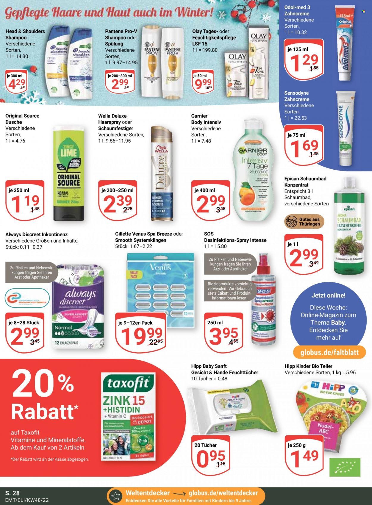 Globus Prospekte  - 28.11.2022 - 3.12.2022. Seite 28