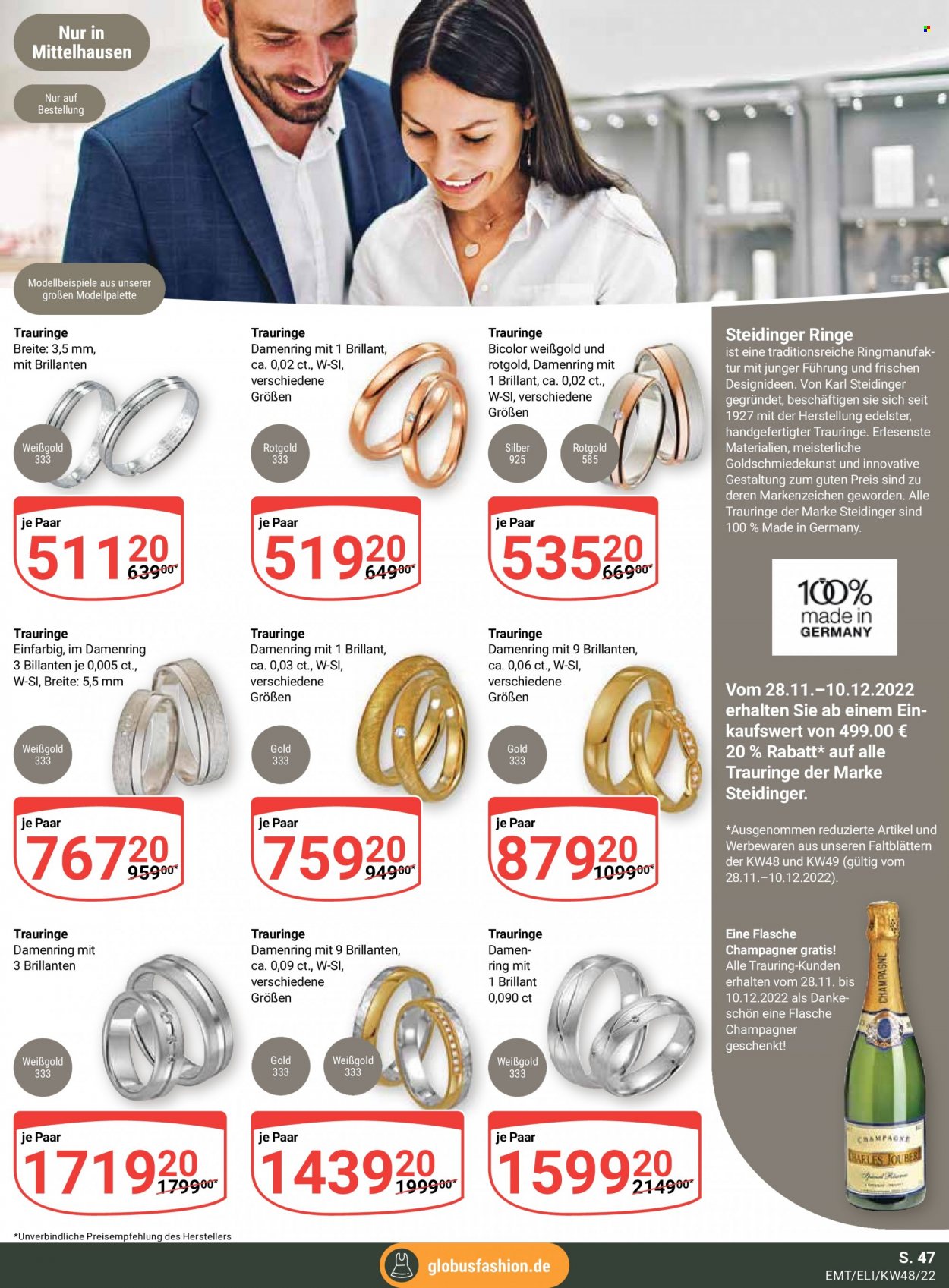 Globus Prospekte  - 28.11.2022 - 3.12.2022. Seite 47