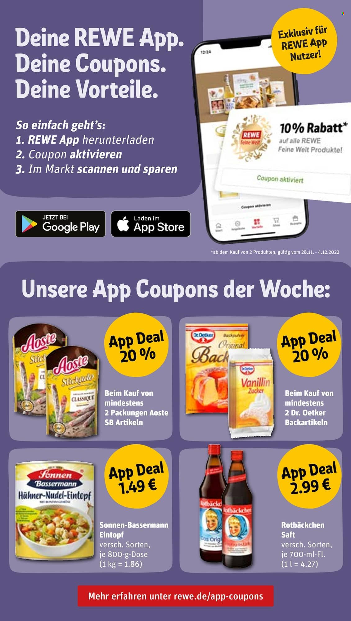 REWE Prospekte  - 28.11.2022 - 3.12.2022. Seite 25