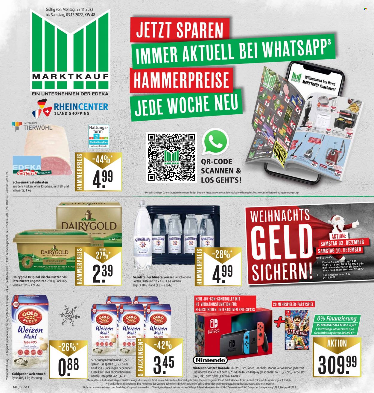 Marktkauf Prospekte  - 28.11.2022 - 3.12.2022. Seite 1