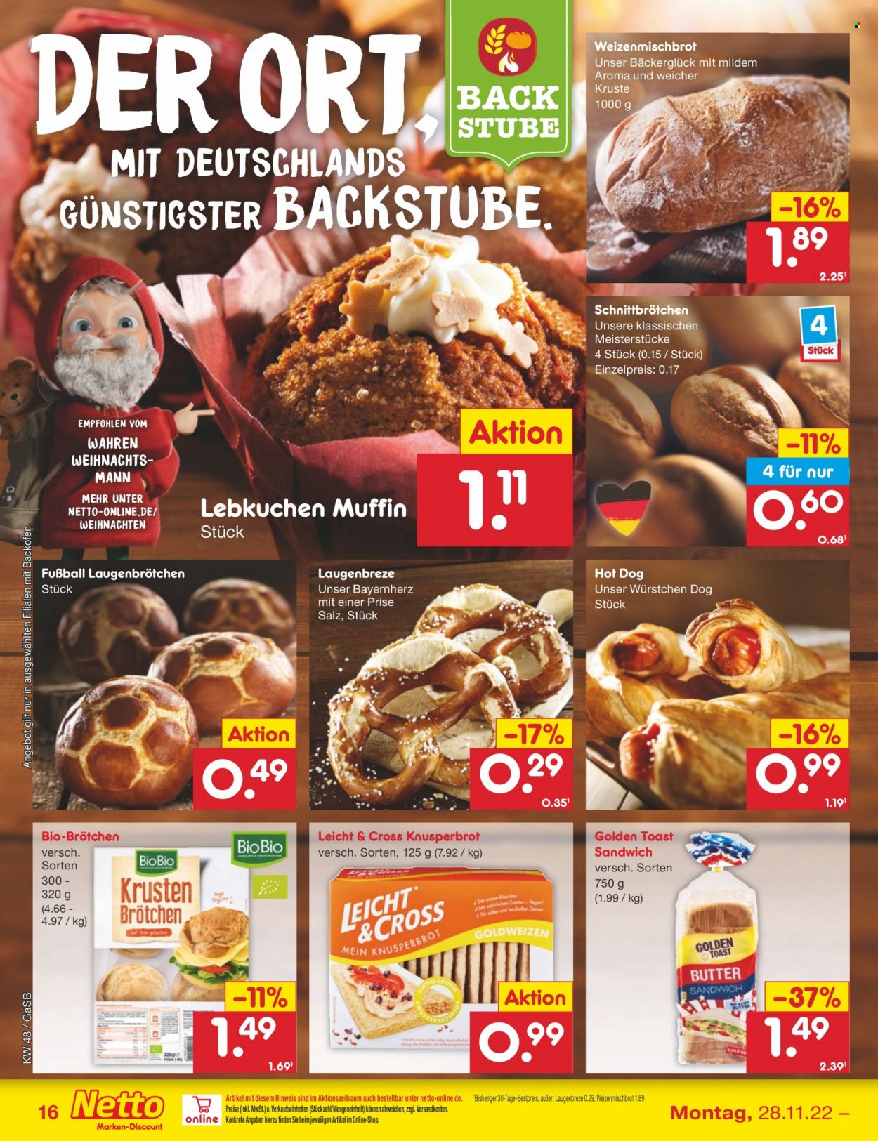 Netto Marken-Discount Prospekte  - 28.11.2022 - 3.12.2022. Seite 18