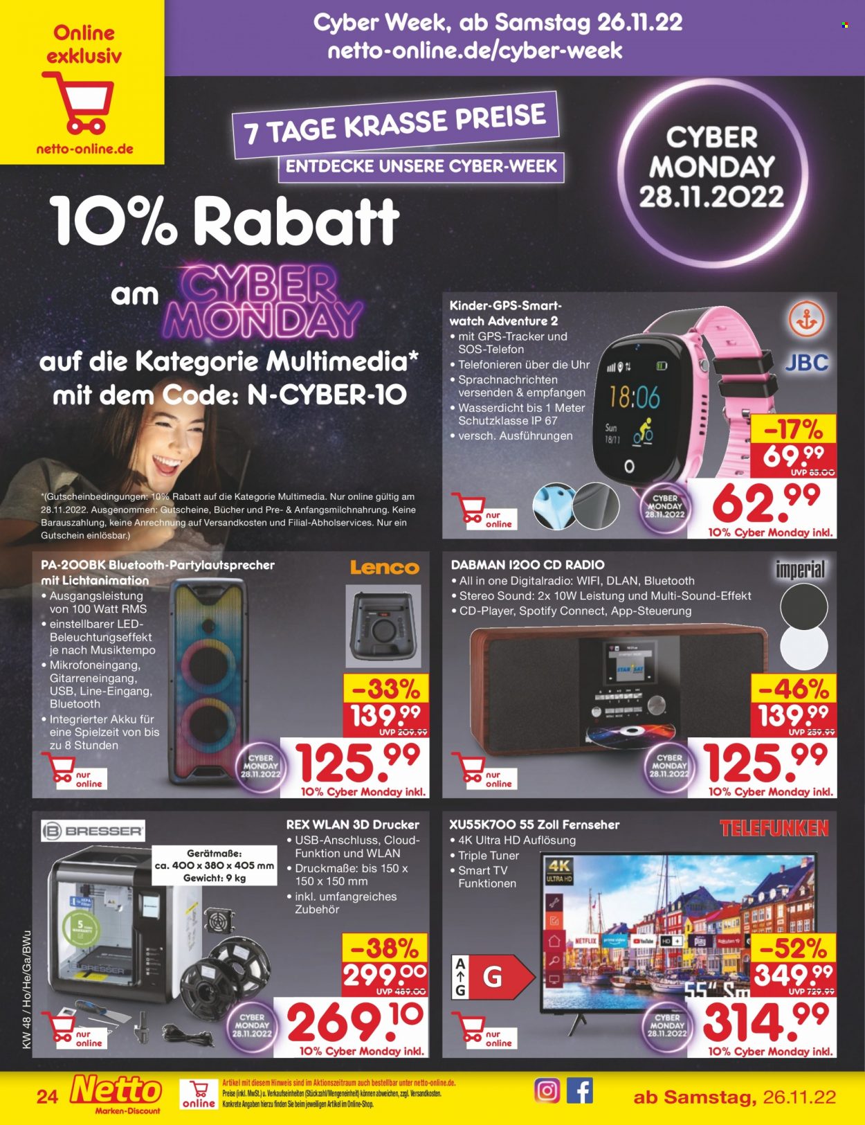 Netto Marken-Discount Prospekte  - 28.11.2022 - 3.12.2022. Seite 26