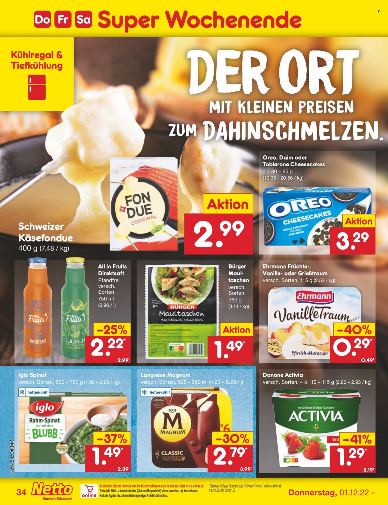 Netto Marken-Discount Prospekte  - 28.11.2022 - 3.12.2022. Seite 36