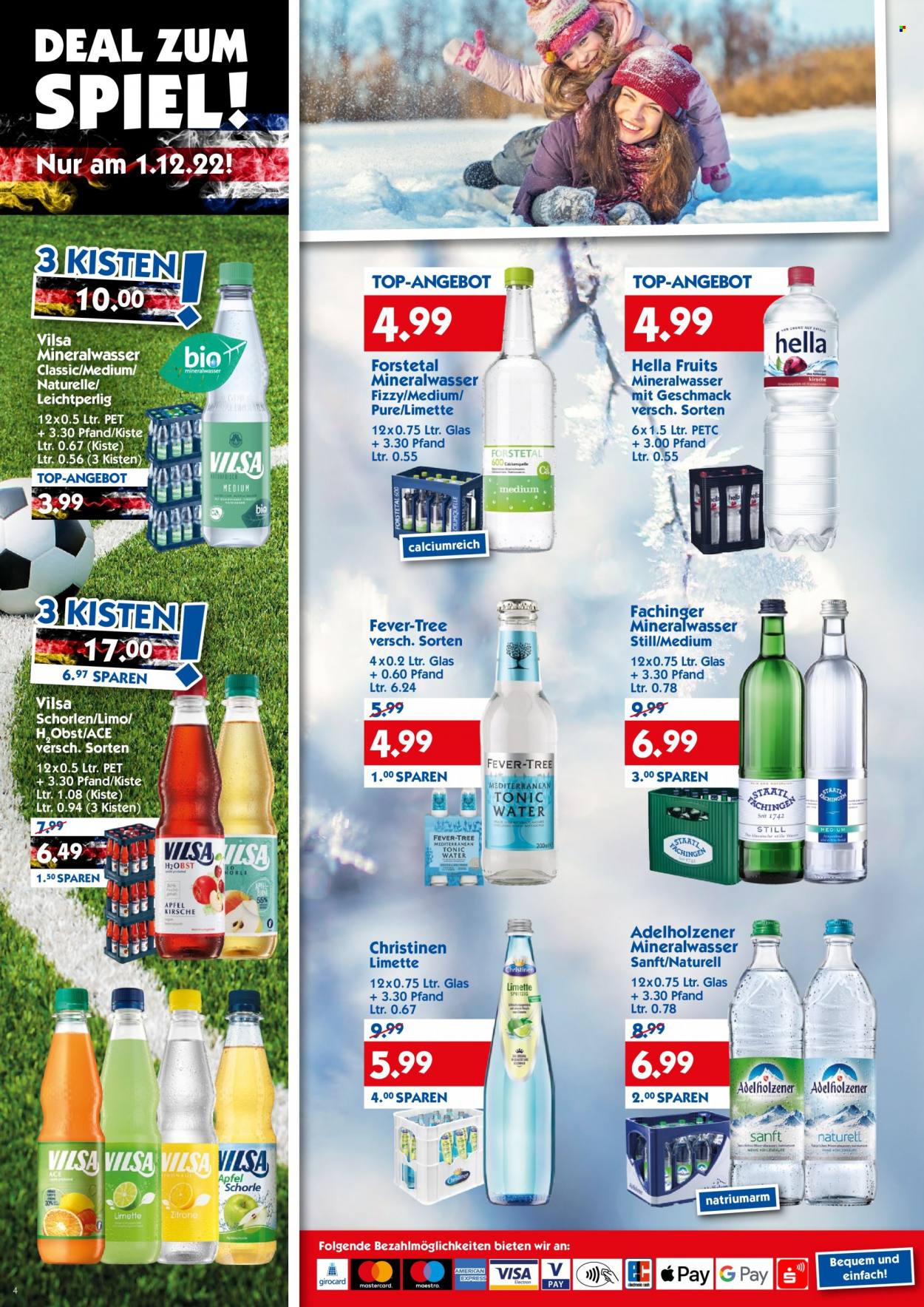 Hol'ab! Getränkemarkt Prospekte  - 28.11.2022 - 3.12.2022. Seite 4