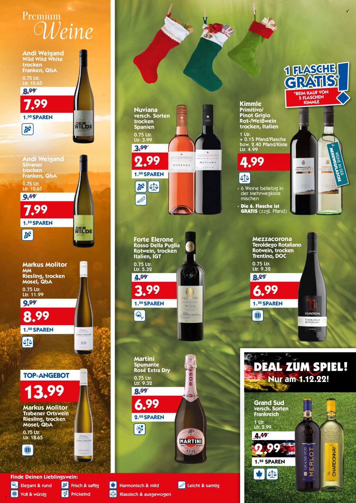 Hol'ab! Getränkemarkt Prospekte  - 28.11.2022 - 3.12.2022. Seite 6