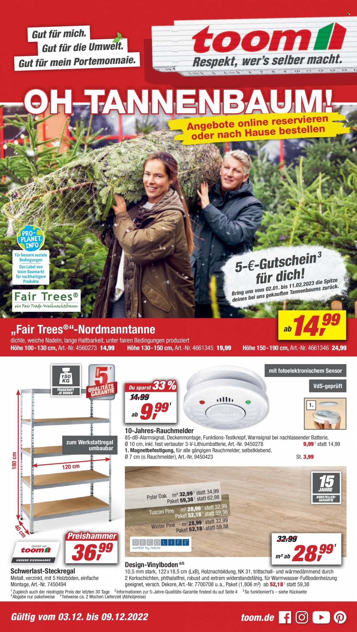 toom Baumarkt Prospekte  - 3.12.2022 - 9.12.2022. Seite 1