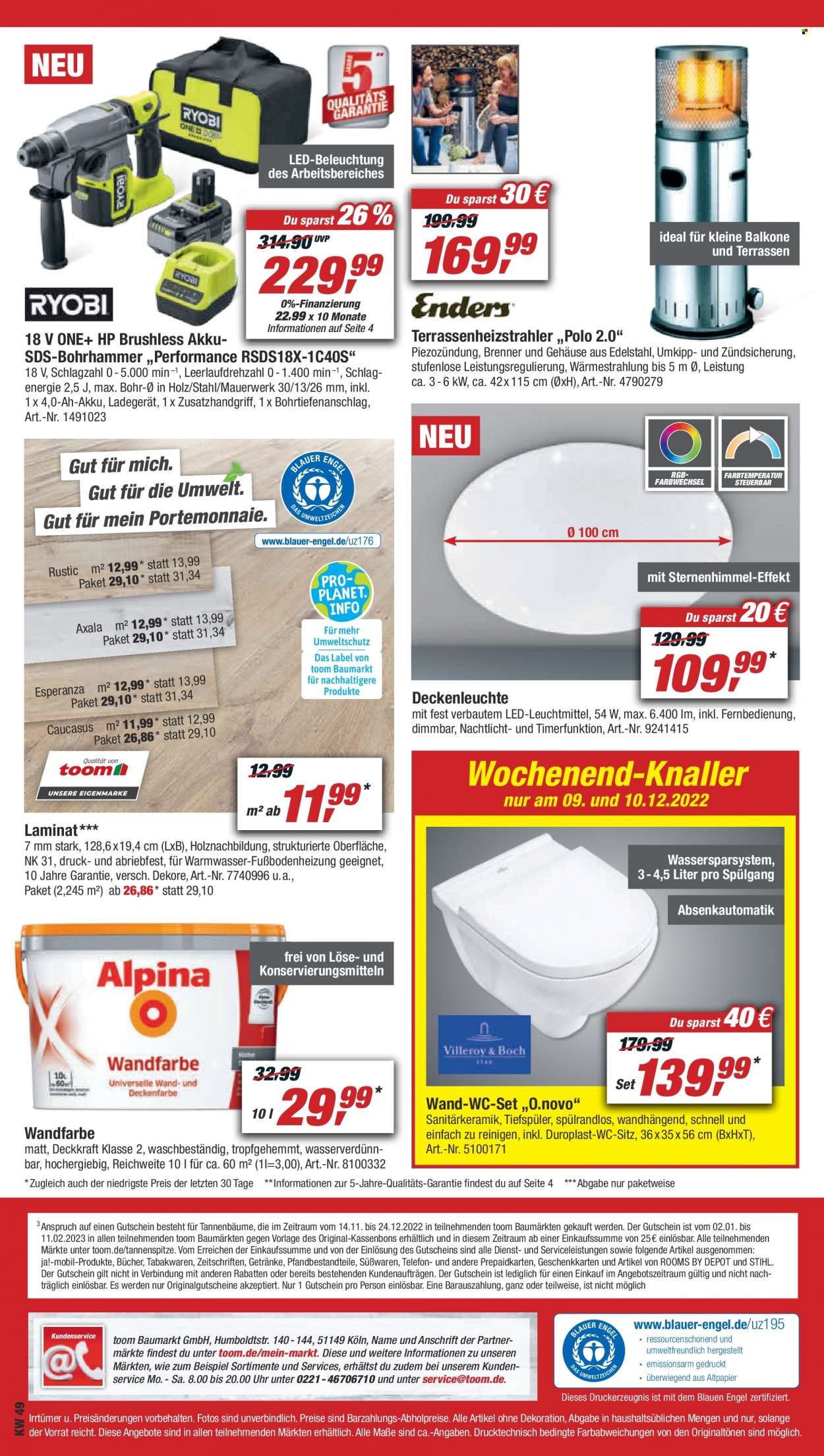 toom Baumarkt Prospekte  - 3.12.2022 - 9.12.2022. Seite 18