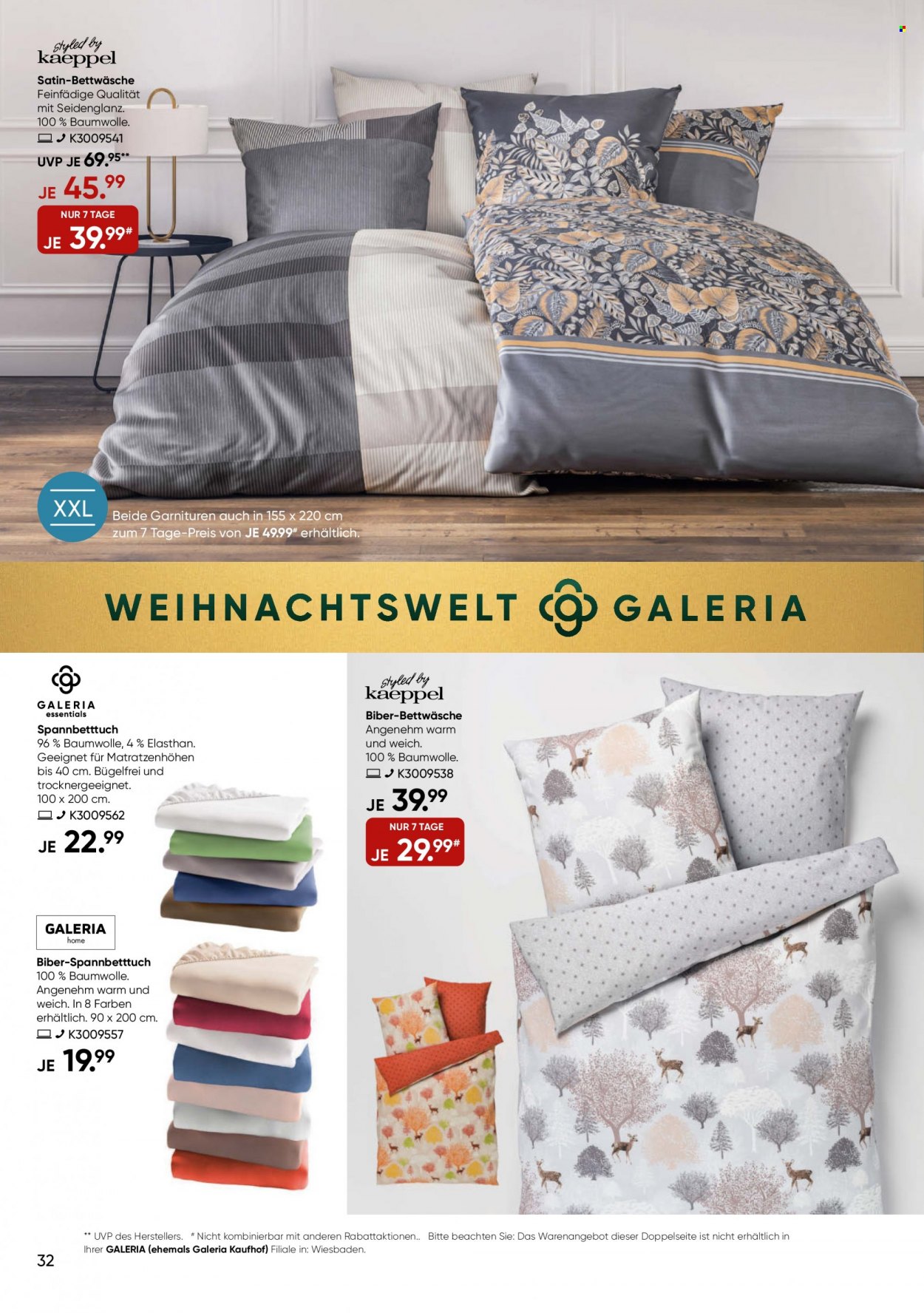 GALERIA Karstadt Kaufhof Prospekte  - 30.11.2022 - 6.12.2022. Seite 32