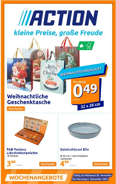 Action Prospekte  - 30.11.2022 - 6.12.2022. Seite 1