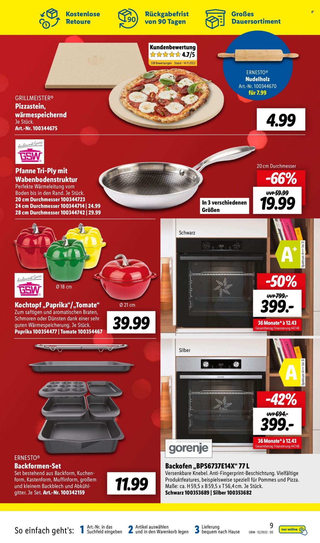 Lidl Prospekte  - 1.12.2022 - 31.12.2022. Seite 9