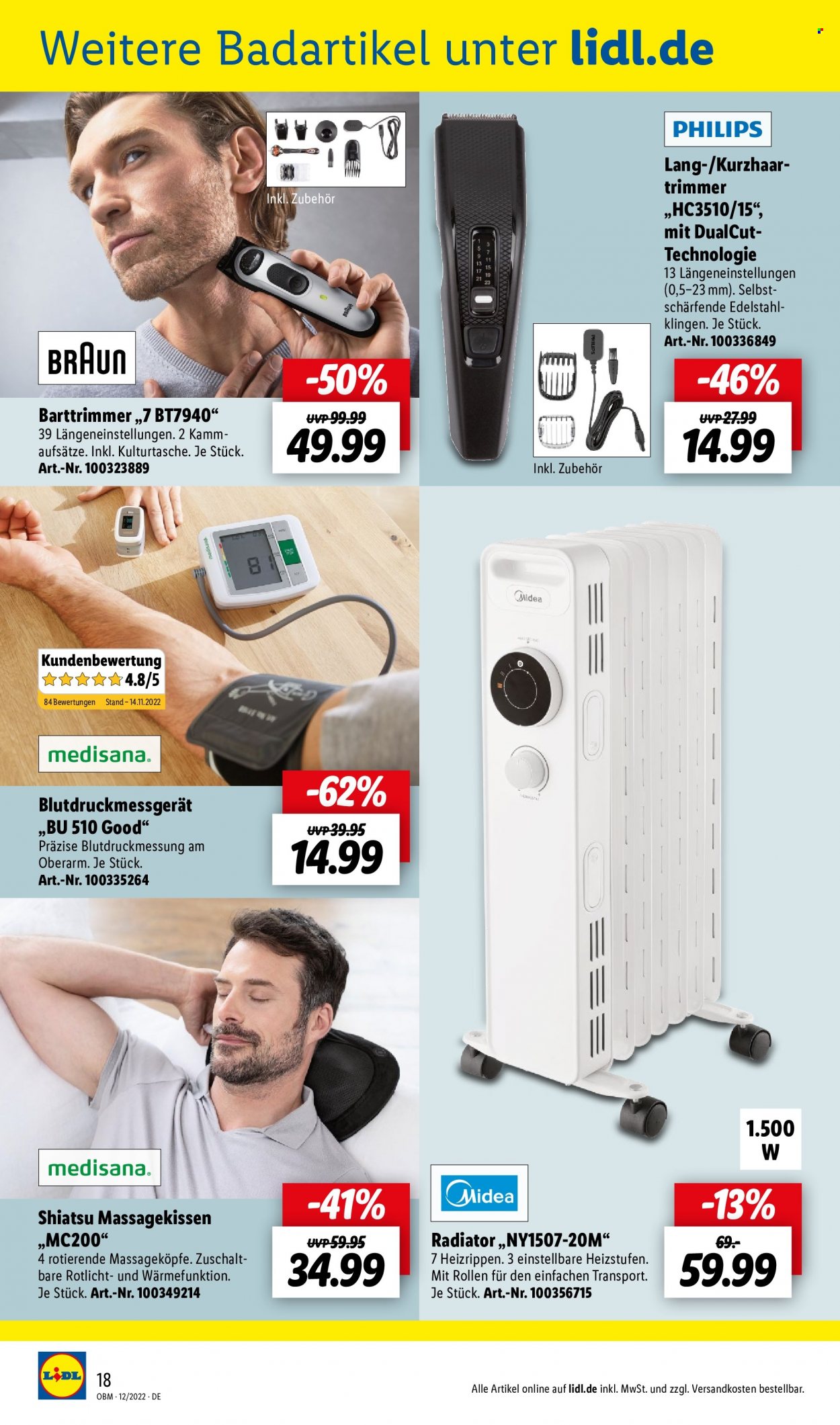 Lidl Prospekte  - 1.12.2022 - 31.12.2022. Seite 18