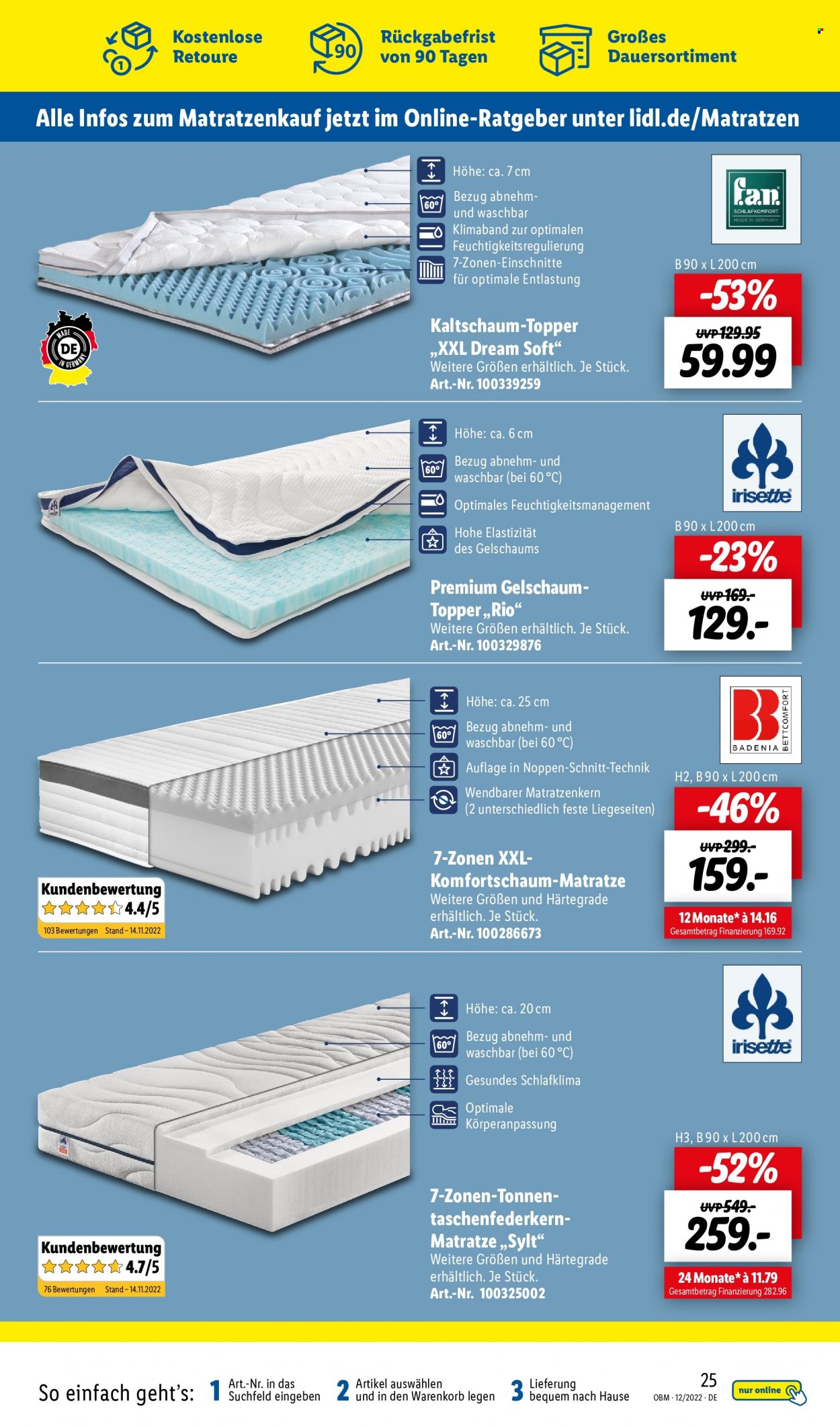 Lidl Prospekte  - 1.12.2022 - 31.12.2022. Seite 25
