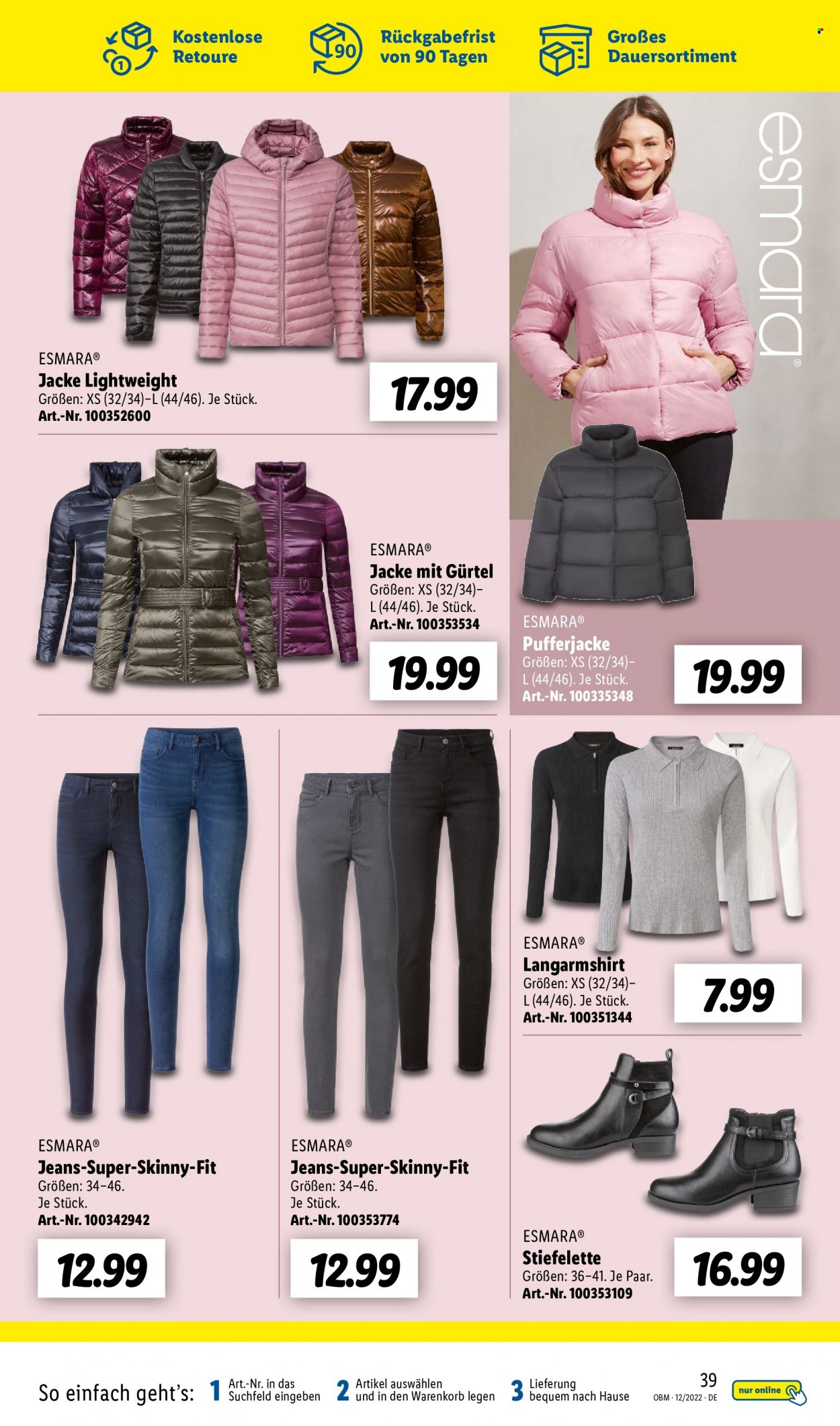 Lidl Prospekte  - 1.12.2022 - 31.12.2022. Seite 39
