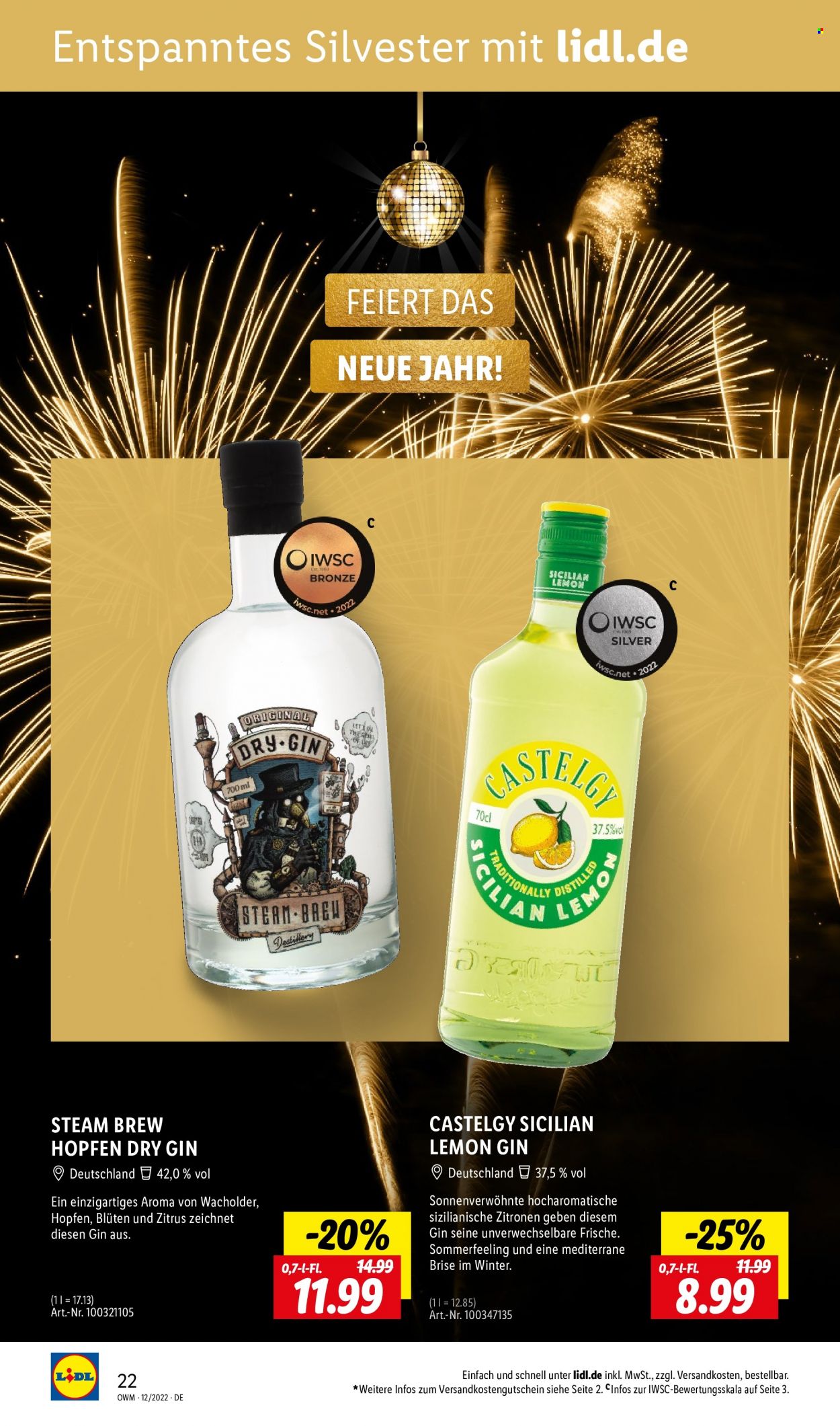 Lidl Prospekte  - 1.12.2022 - 31.12.2022. Seite 22