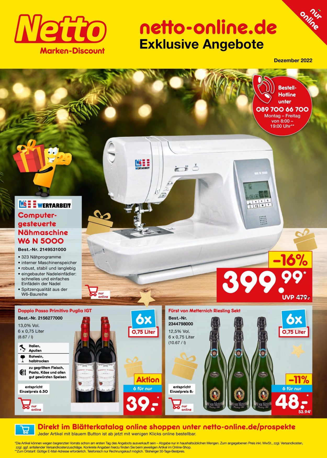 Netto Marken-Discount Prospekte  - 1.12.2022 - 31.12.2022. Seite 1