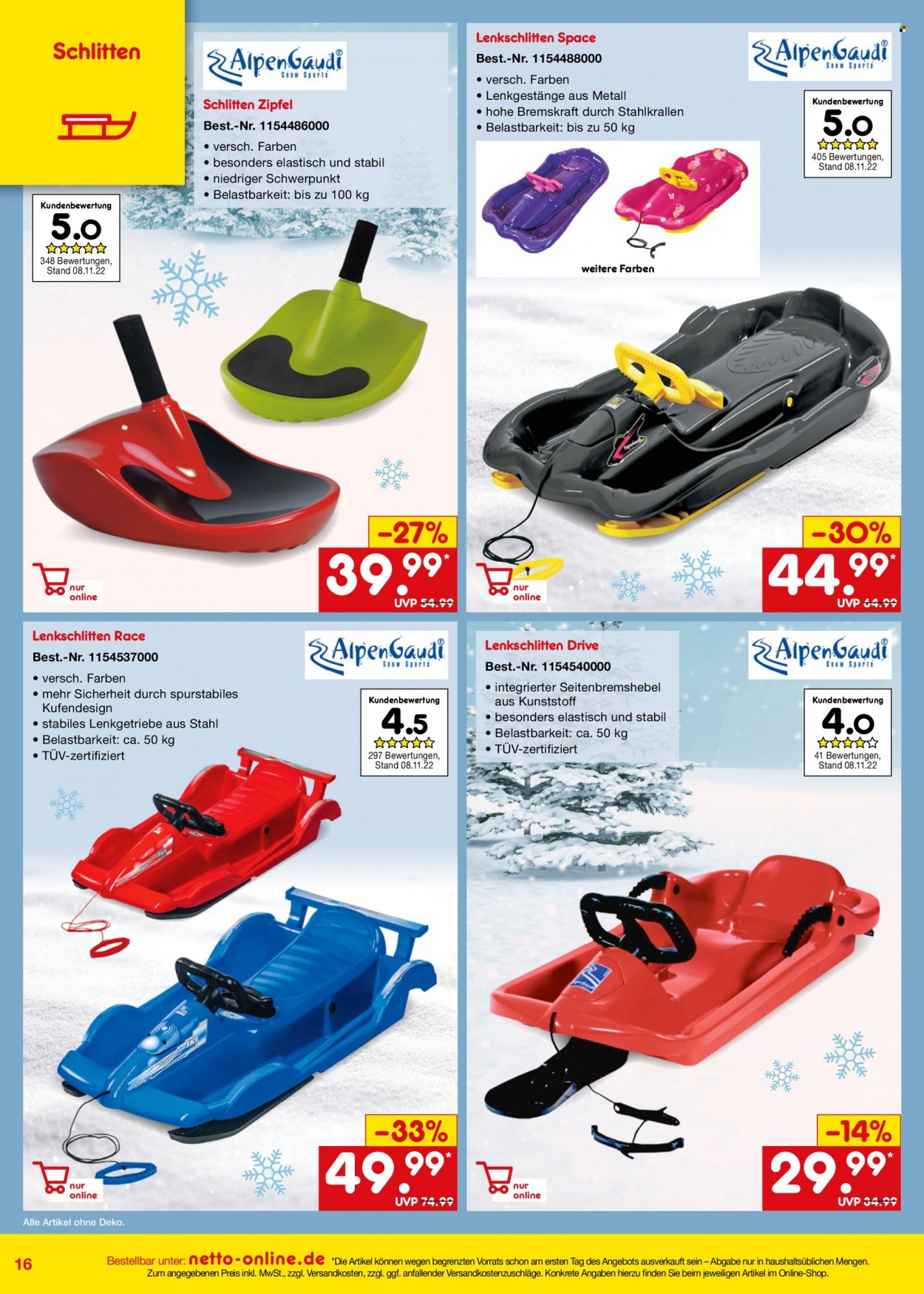 Netto Marken-Discount Prospekte  - 1.12.2022 - 31.12.2022. Seite 16
