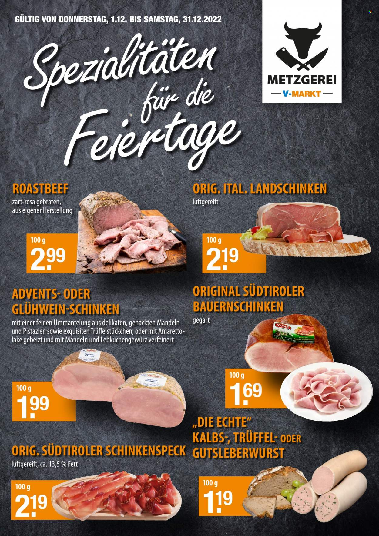 V-Markt Prospekte  - 1.12.2022 - 31.12.2022. Seite 2
