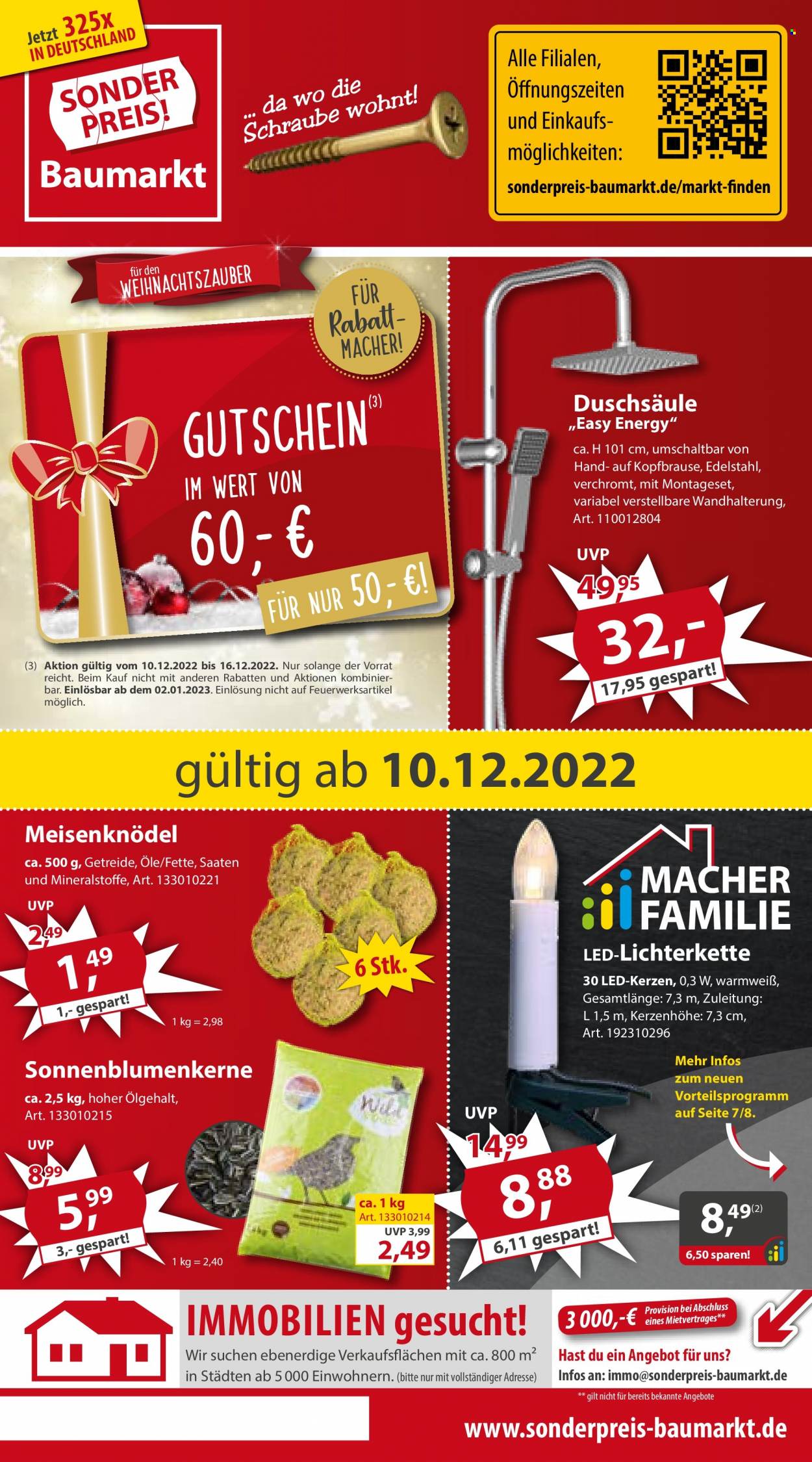 Sonderpreis-Baumarkt Prospekte  - 10.12.2022 - 16.12.2022. Seite 1
