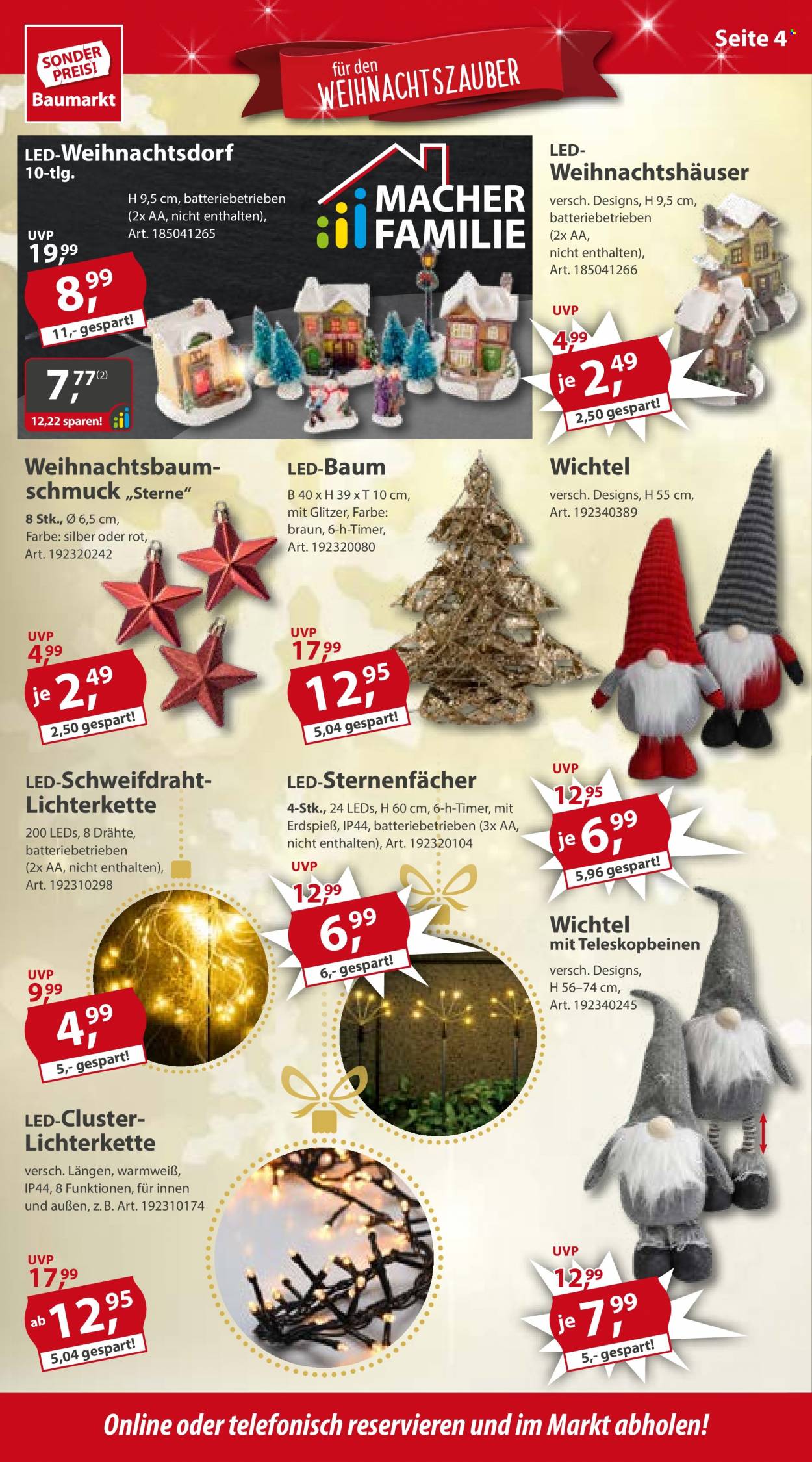 Sonderpreis-Baumarkt Prospekte  - 10.12.2022 - 16.12.2022. Seite 4