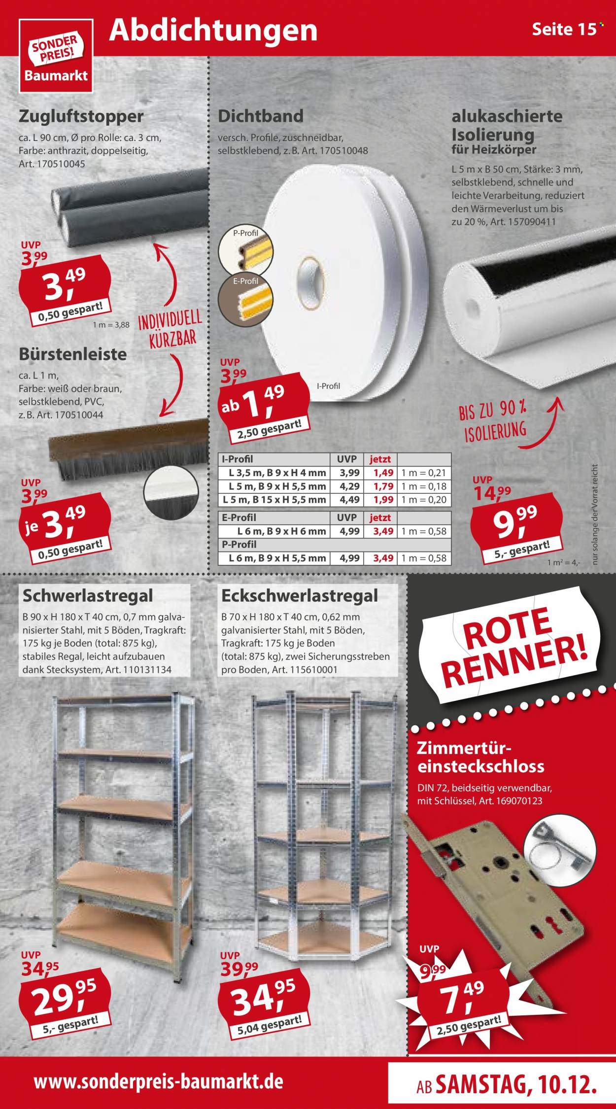 Sonderpreis-Baumarkt Prospekte  - 10.12.2022 - 16.12.2022. Seite 15