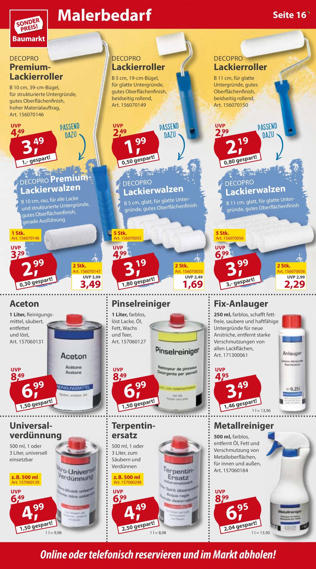 Sonderpreis-Baumarkt Prospekte  - 10.12.2022 - 16.12.2022. Seite 16