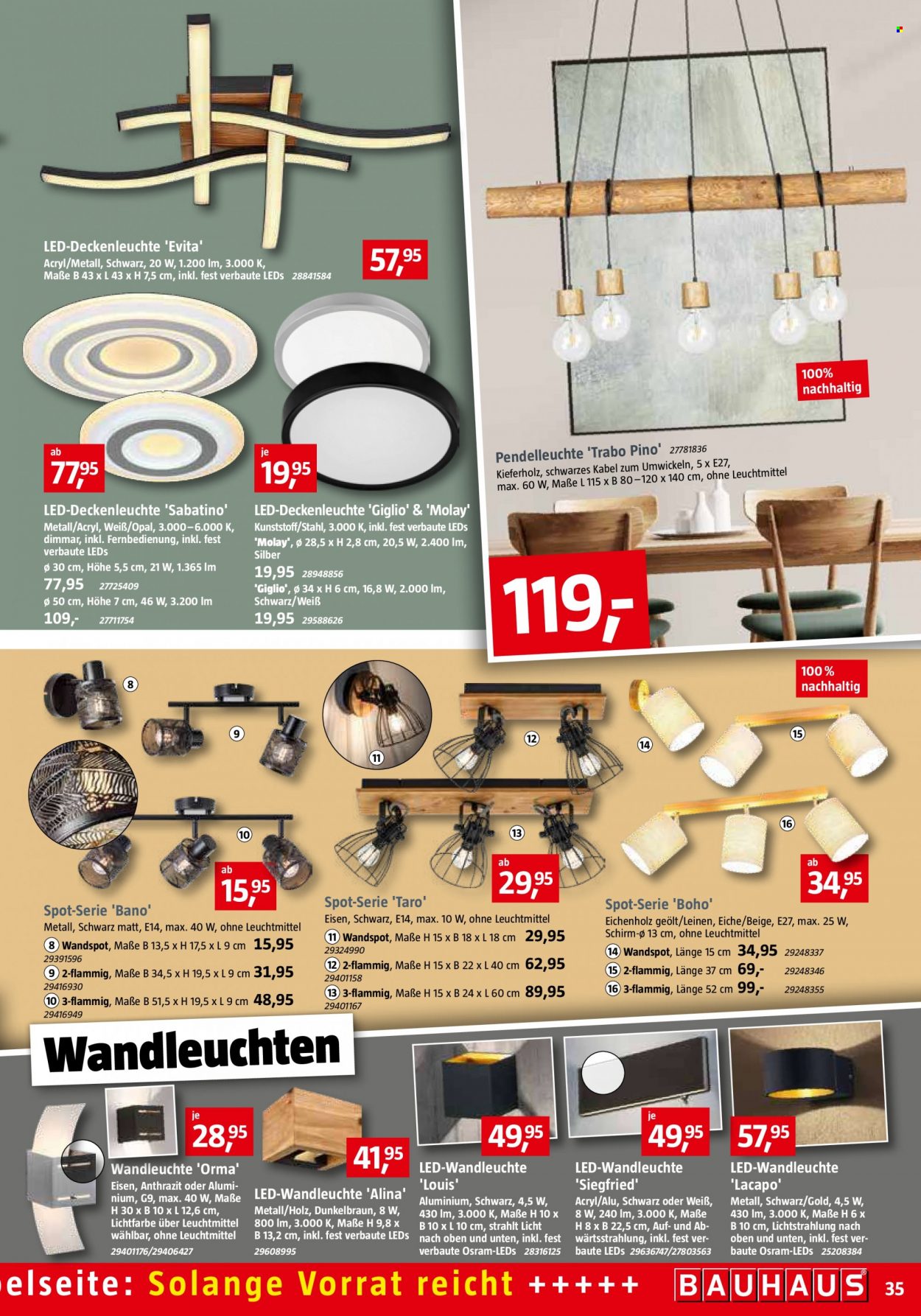 Bauhaus Prospekte  - 3.12.2022 - 31.12.2022. Seite 35