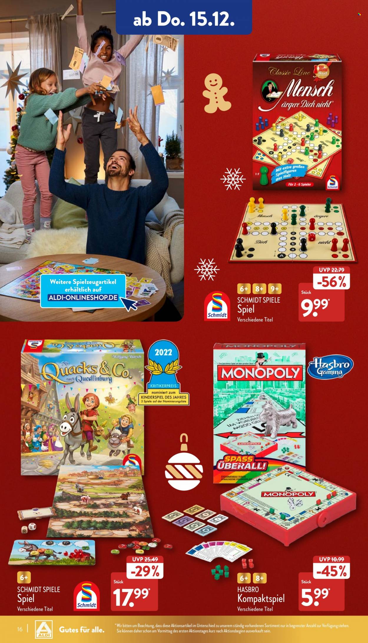 ALDI Nord Prospekte  - 12.12.2022 - 17.12.2022. Seite 16