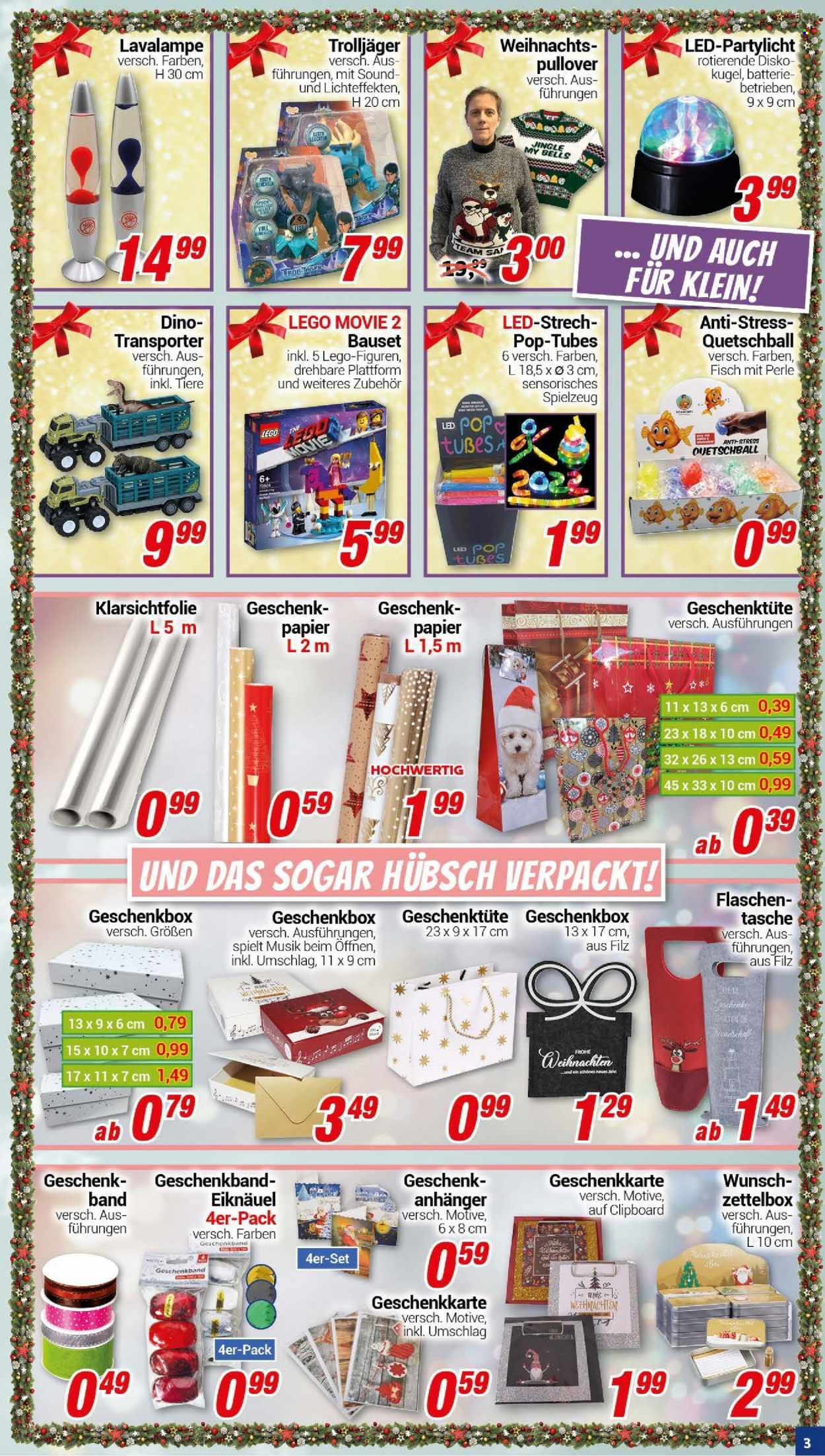 thumbnail - Prospekte CENTERSHOP - 5.12.2022 - 10.12.2022 - Produkte in Aktion - Geschenkbox, Anhänger, Kugel, Tasche, Spielzeug. Seite 3.