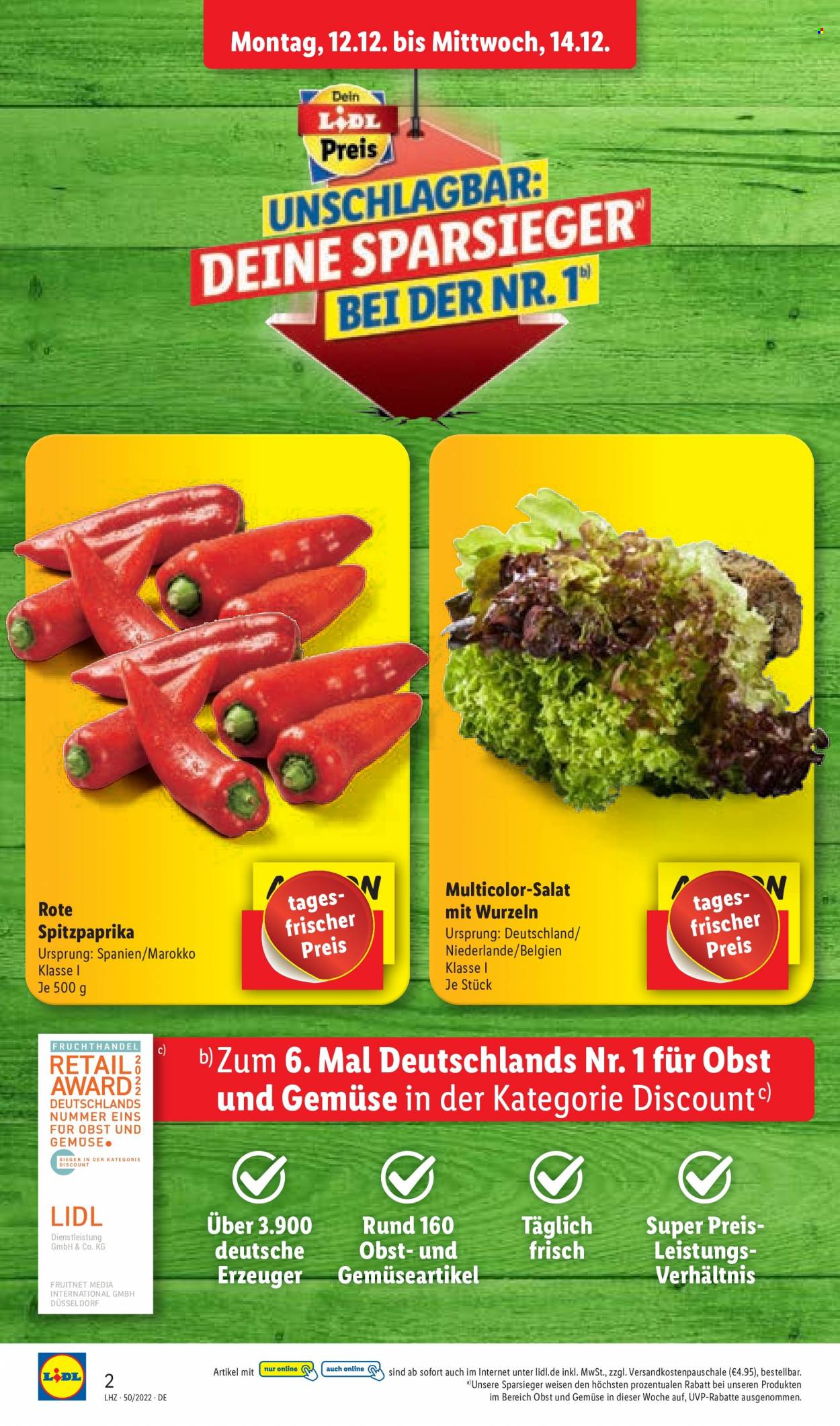 Lidl Prospekte  - 12.12.2022 - 17.12.2022. Seite 2