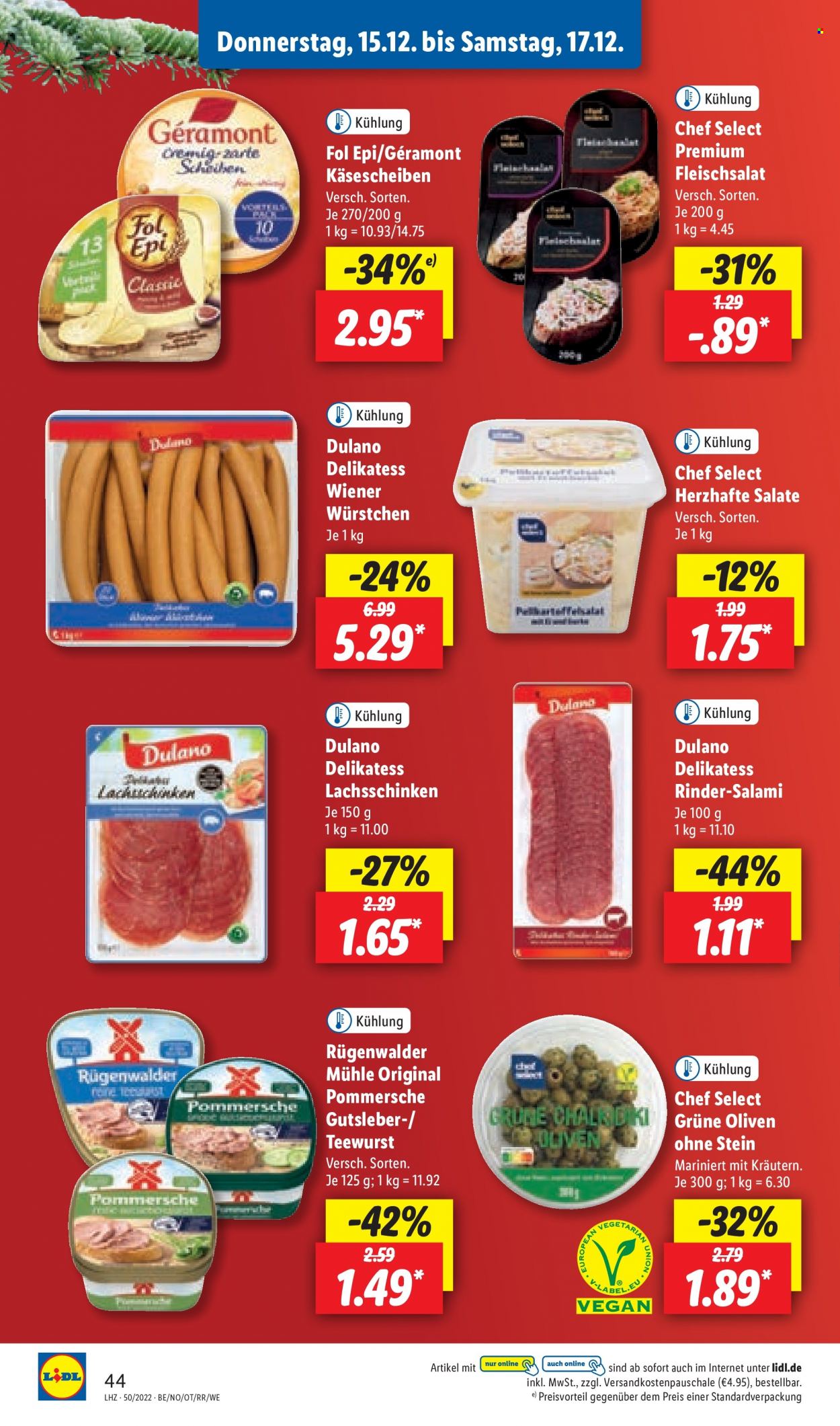 Lidl Prospekte  - 12.12.2022 - 17.12.2022. Seite 44