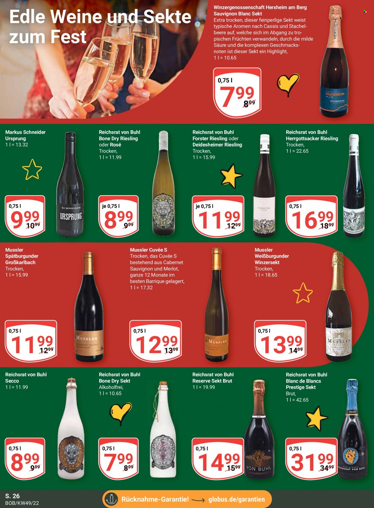 Globus Prospekte  - 5.12.2022 - 10.12.2022. Seite 26