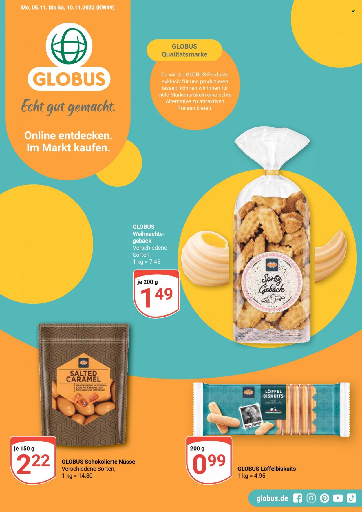 Globus Prospekte  - 5.12.2022 - 10.12.2022. Seite 1