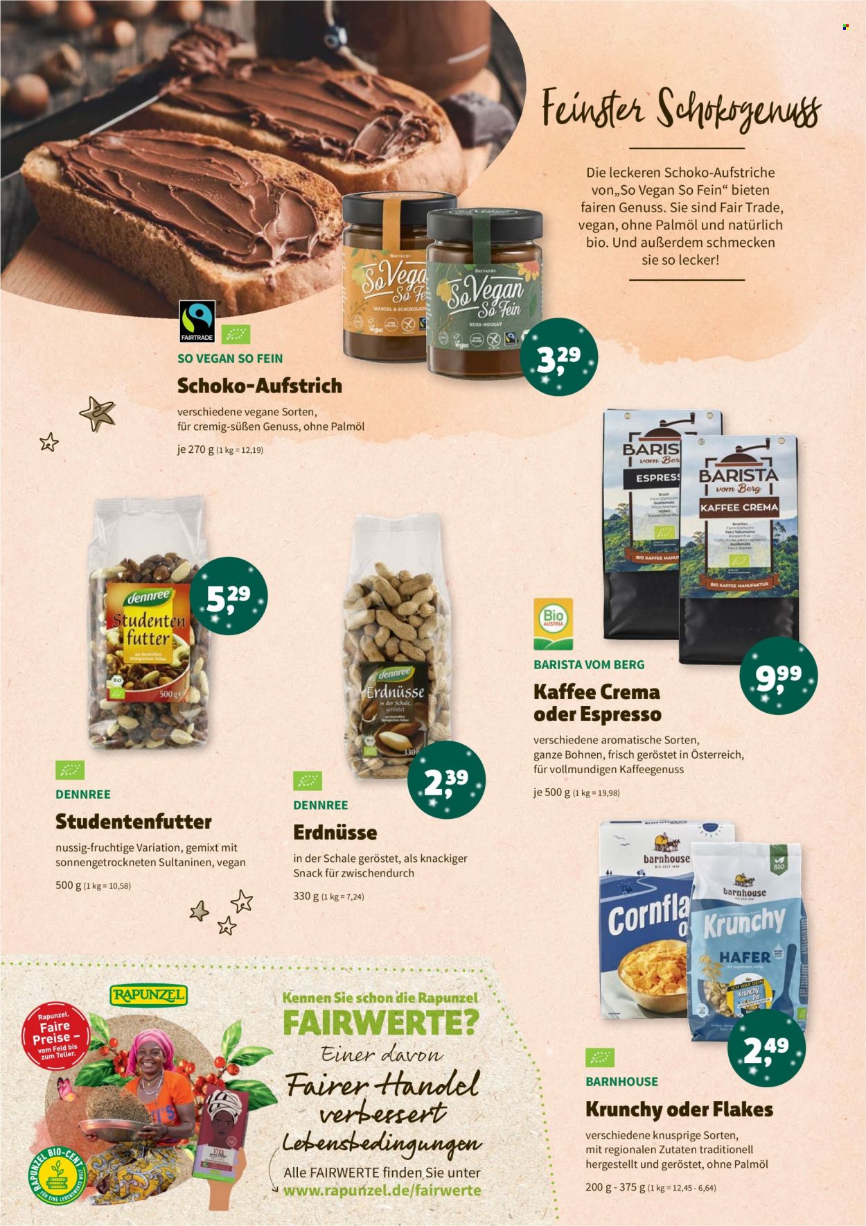 thumbnail - Prospekte BioMarkt - 7.12.2022 - 17.12.2022 - Produkte in Aktion - Jagdwurst, Aufstrich, Studentenfutter, Erdnüsse, Kaffee, Espresso. Seite 8.