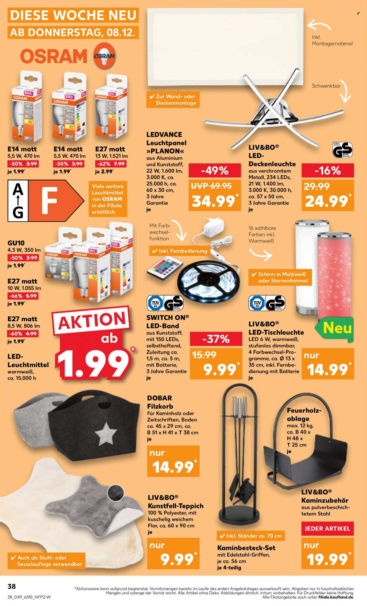 Kaufland Prospekte  - 8.12.2022 - 14.12.2022. Seite 38