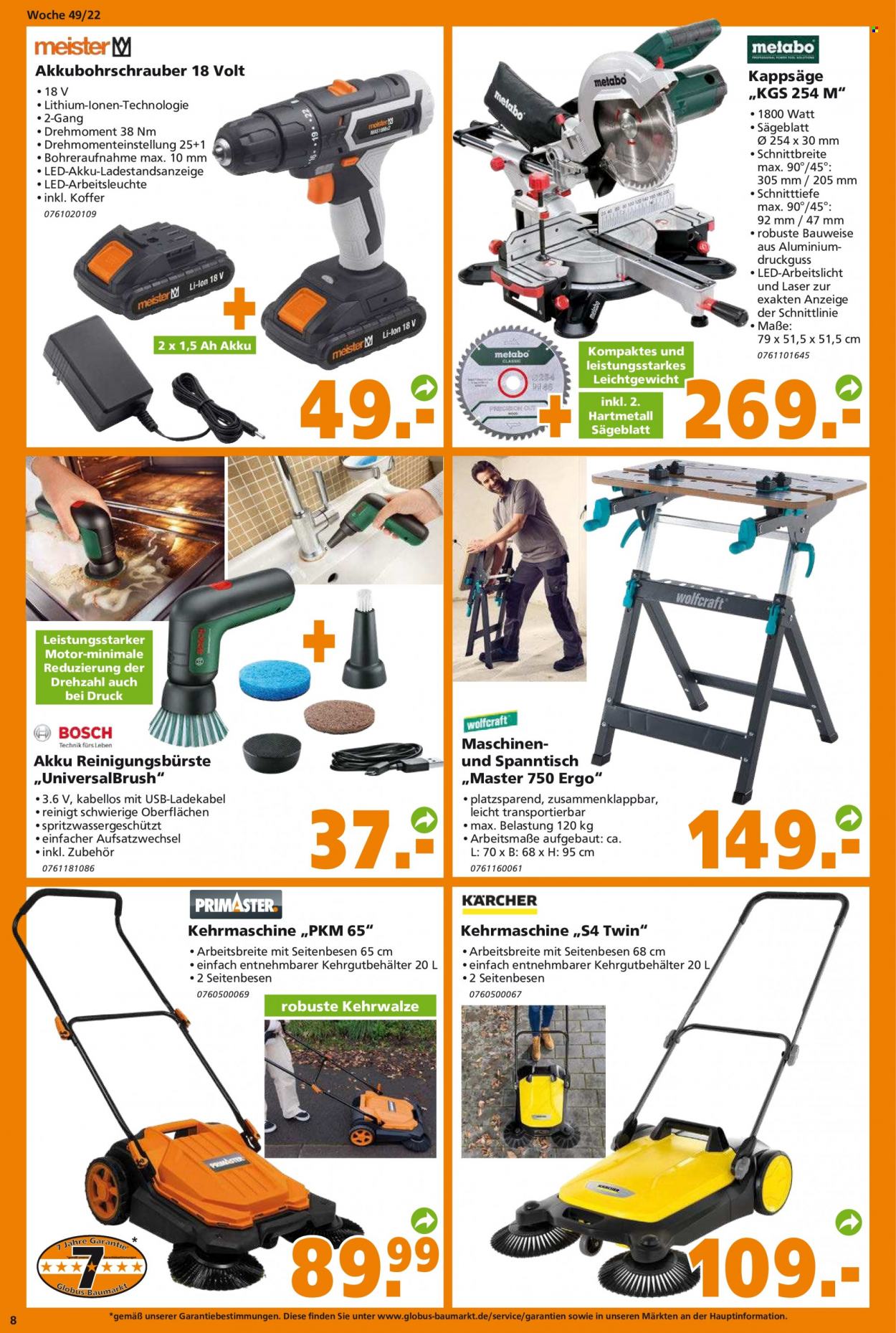 Globus Baumarkt Prospekte  - 5.12.2022 - 10.12.2022. Seite 8