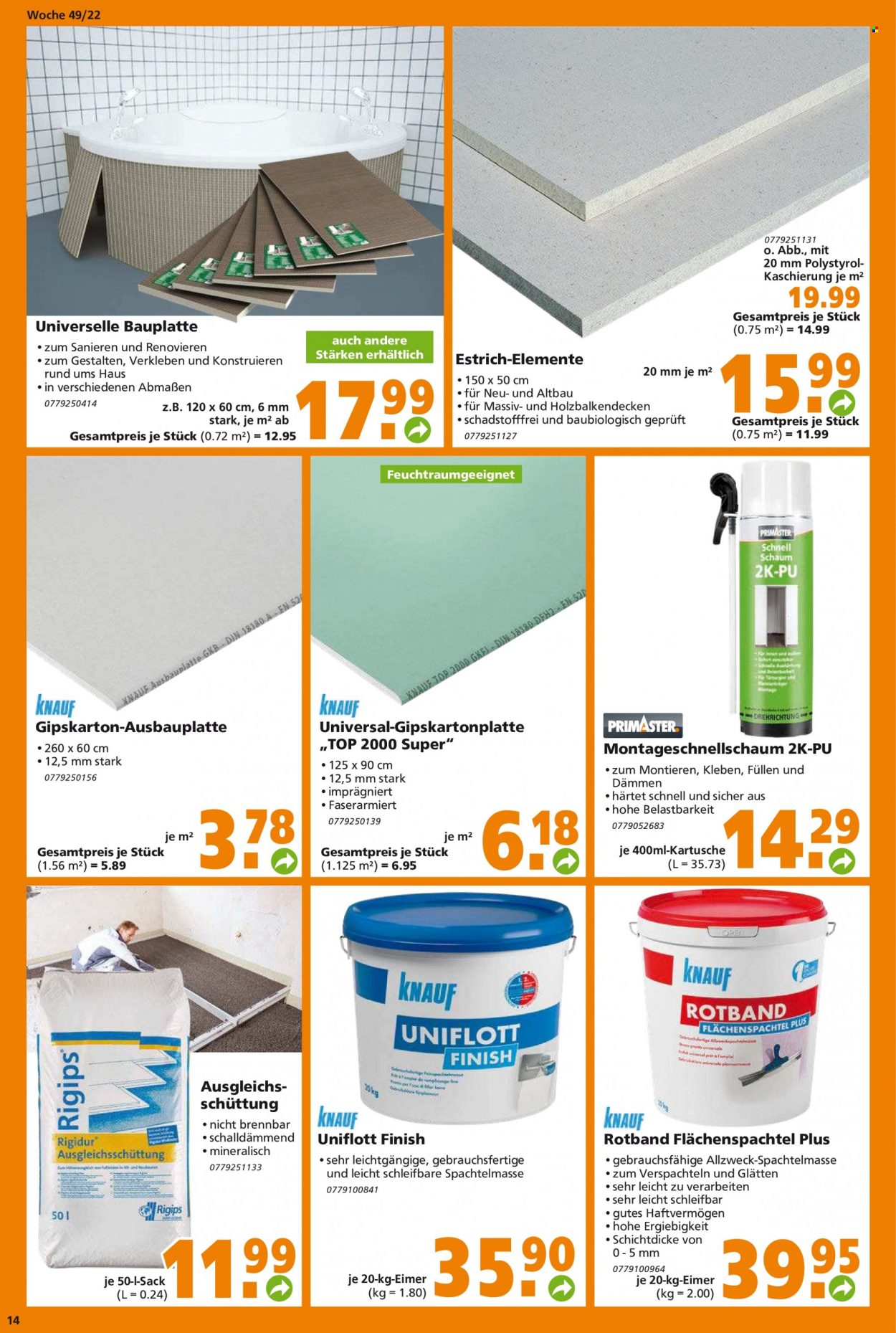 Globus Baumarkt Prospekte  - 5.12.2022 - 10.12.2022. Seite 14