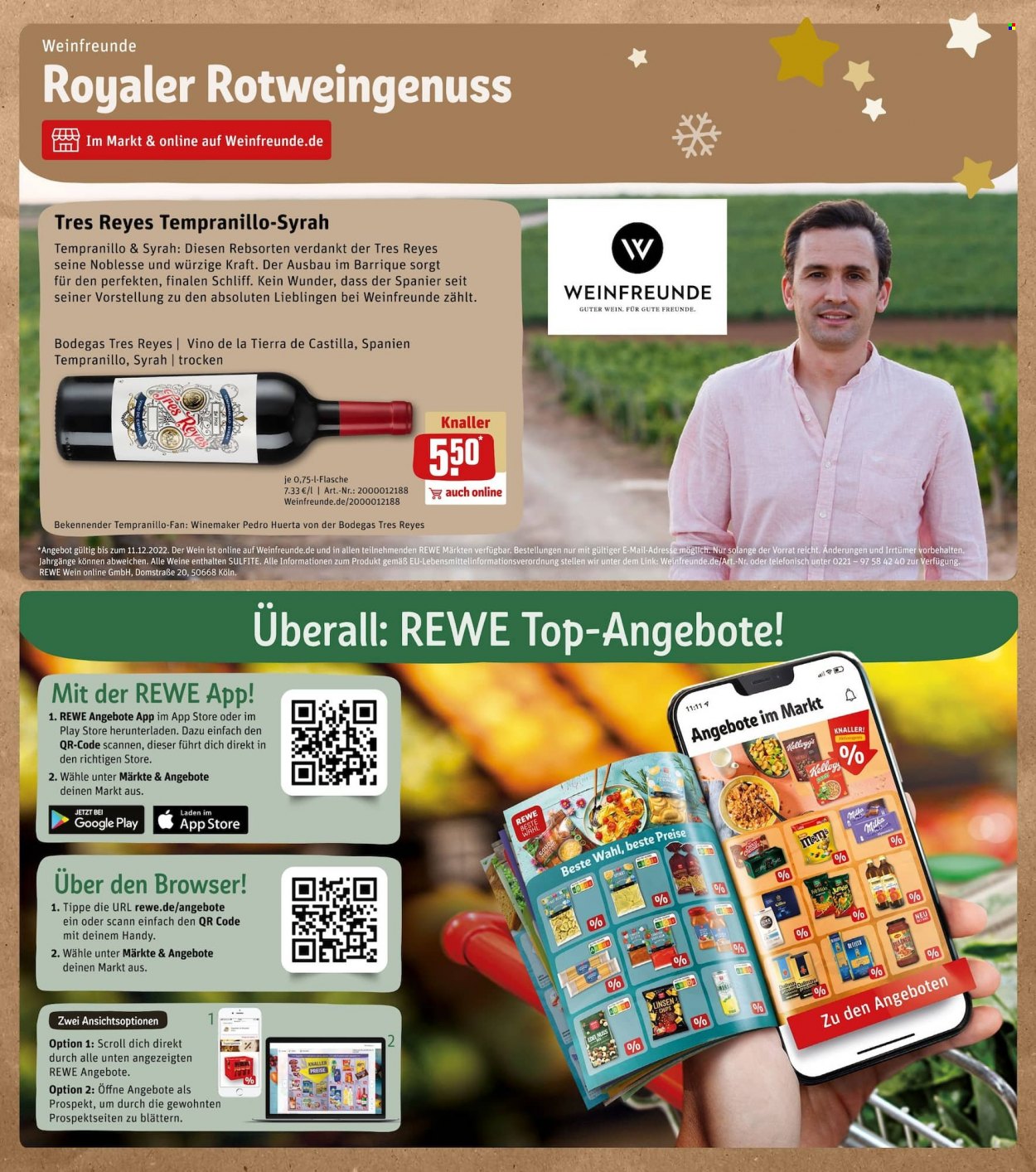 REWE Prospekte  - 5.12.2022 - 10.12.2022. Seite 22