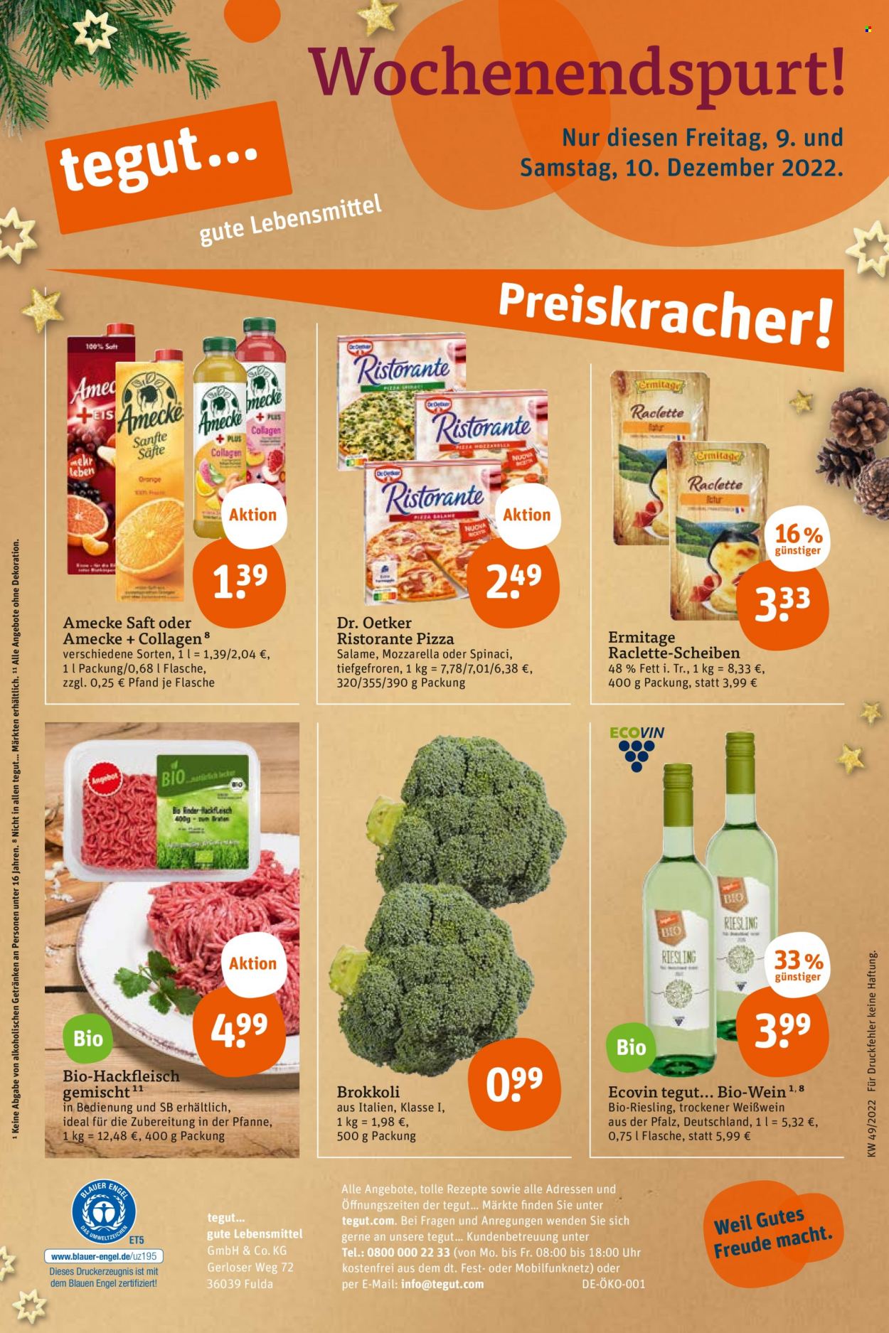 tegut... Prospekte  - 5.12.2022 - 10.12.2022. Seite 30
