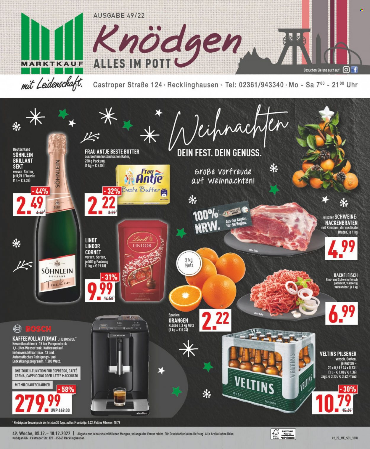 Marktkauf Prospekte  - 5.12.2022 - 10.12.2022. Seite 1
