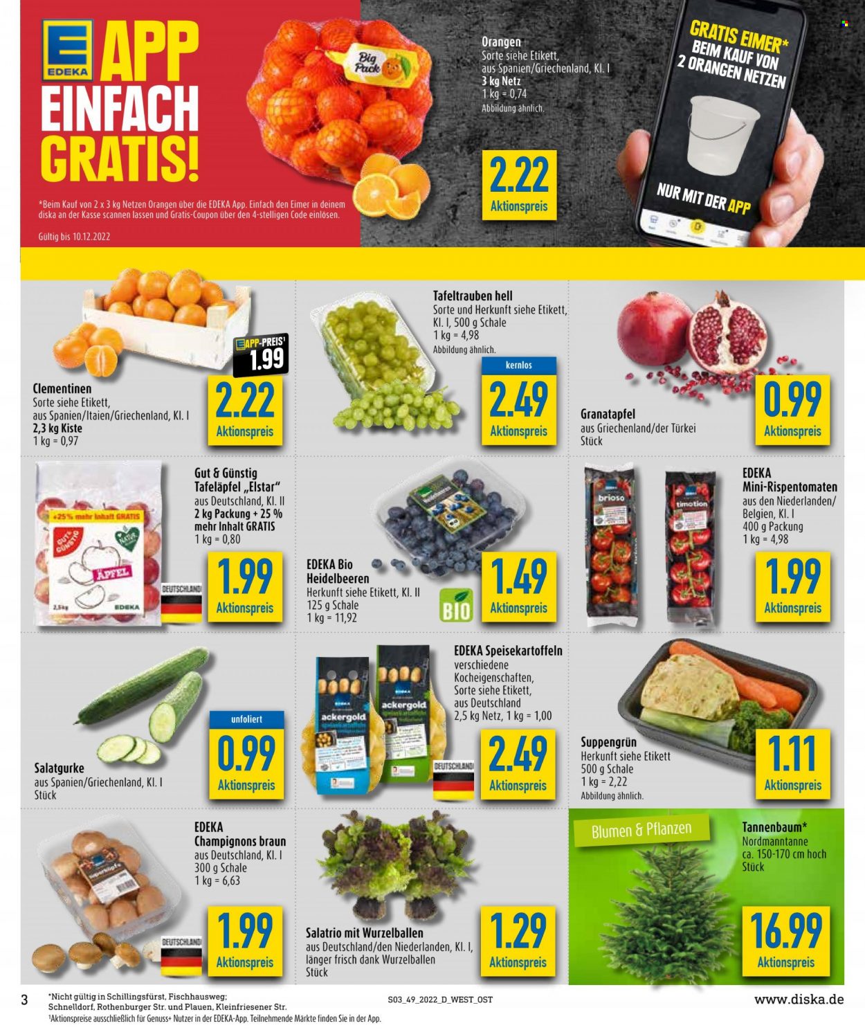 Diska Prospekte  - 5.12.2022 - 10.12.2022. Seite 3