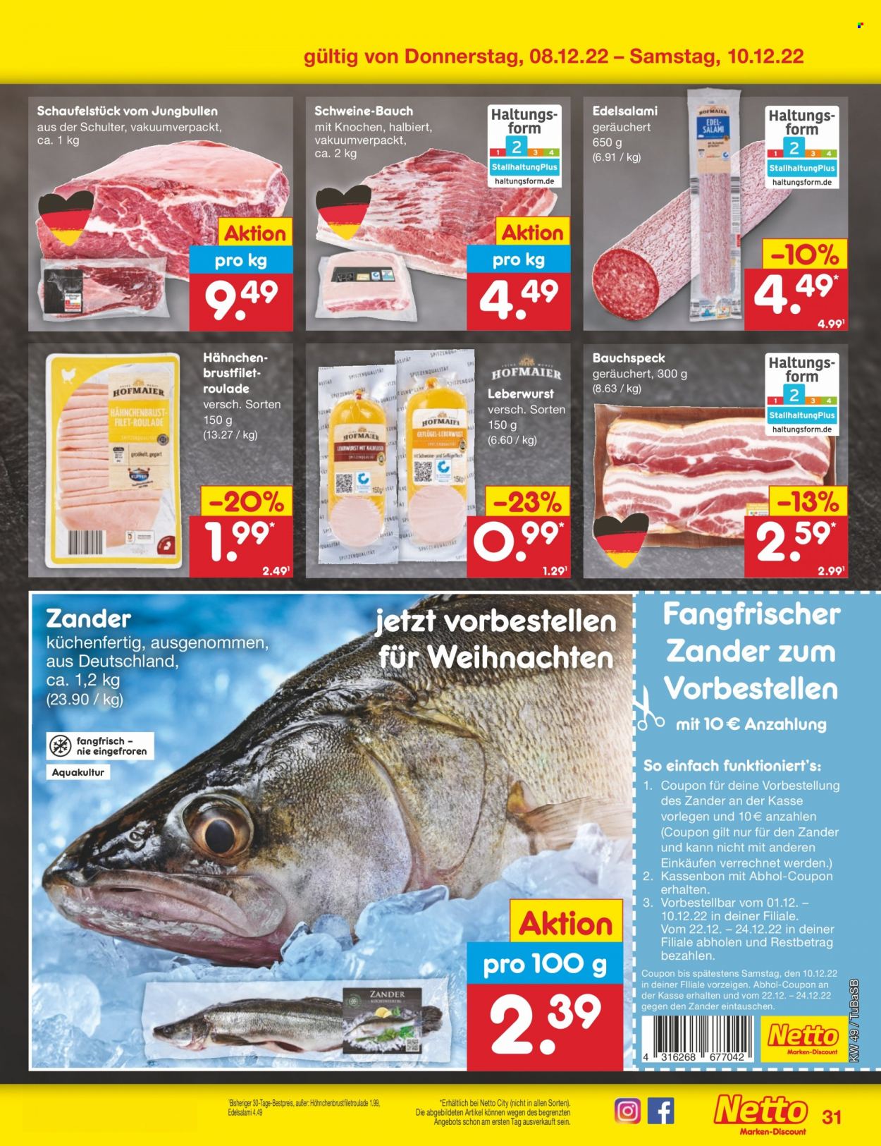 Netto Marken-Discount Prospekte  - 5.12.2022 - 10.12.2022. Seite 33