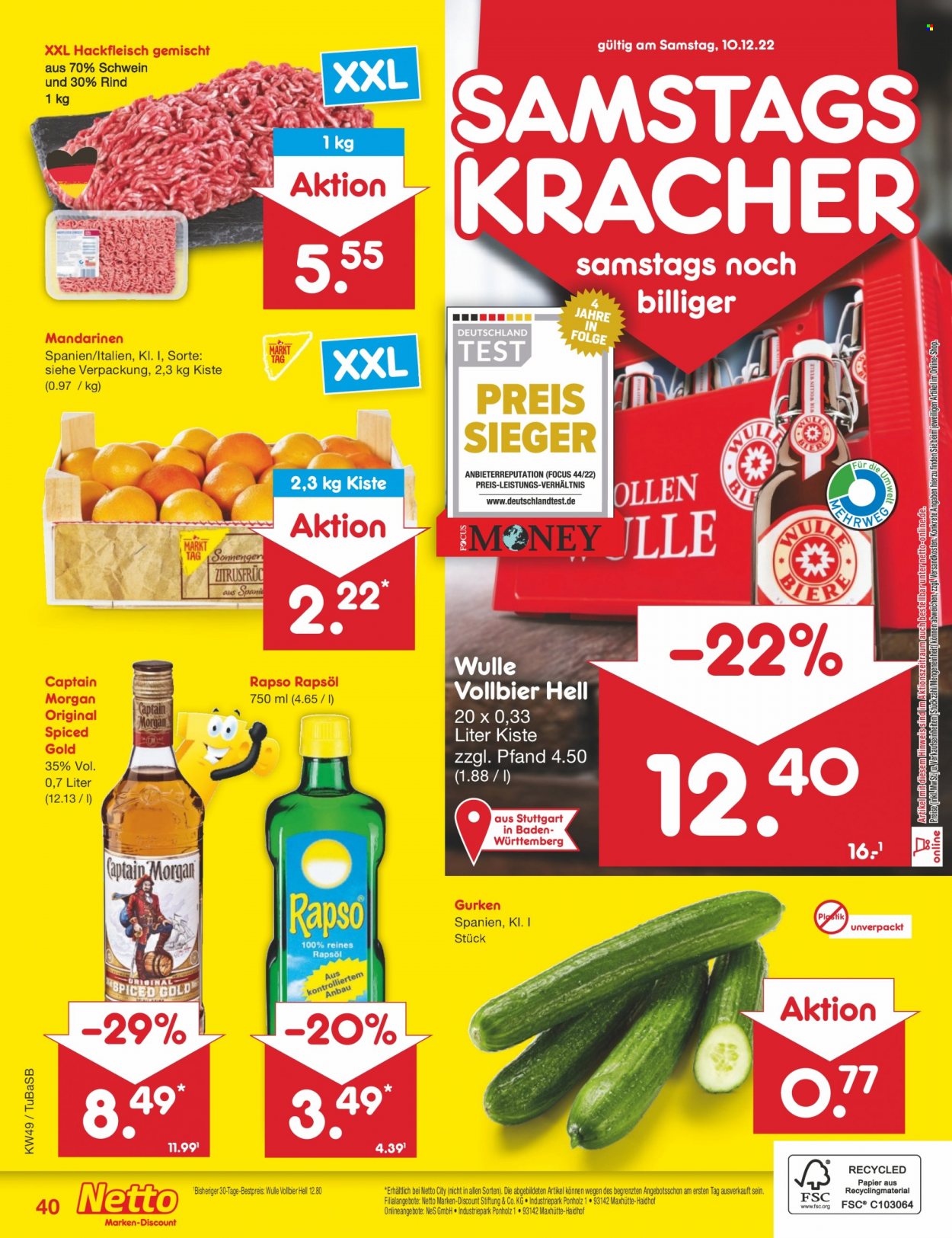 Netto Marken-Discount Prospekte  - 5.12.2022 - 10.12.2022. Seite 42