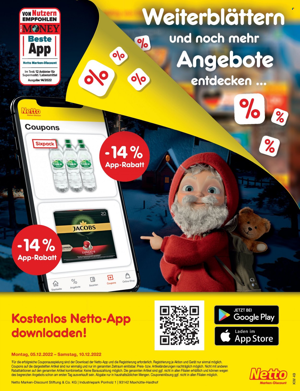 Netto Marken-Discount Prospekte  - 5.12.2022 - 10.12.2022. Seite 43