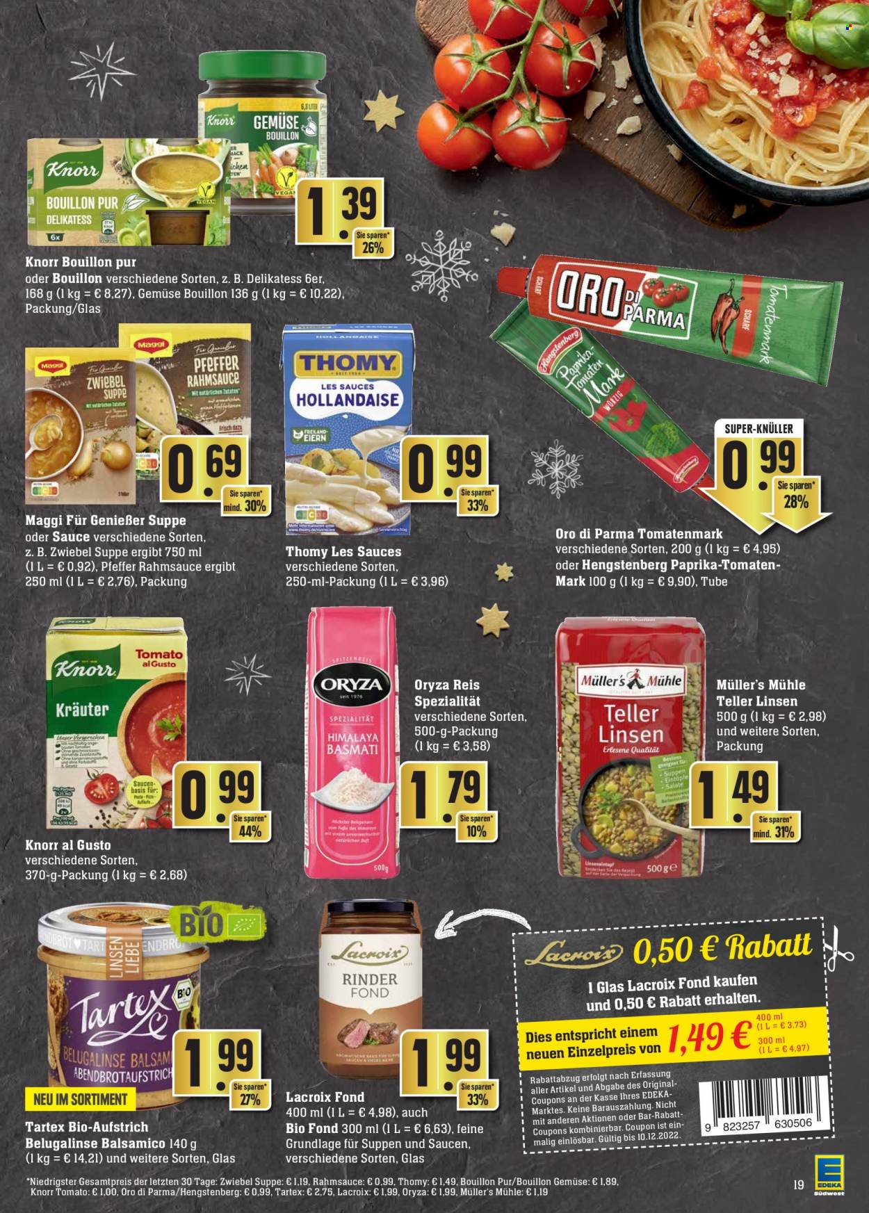 Edeka Prospekte  - 5.12.2022 - 10.12.2022. Seite 19