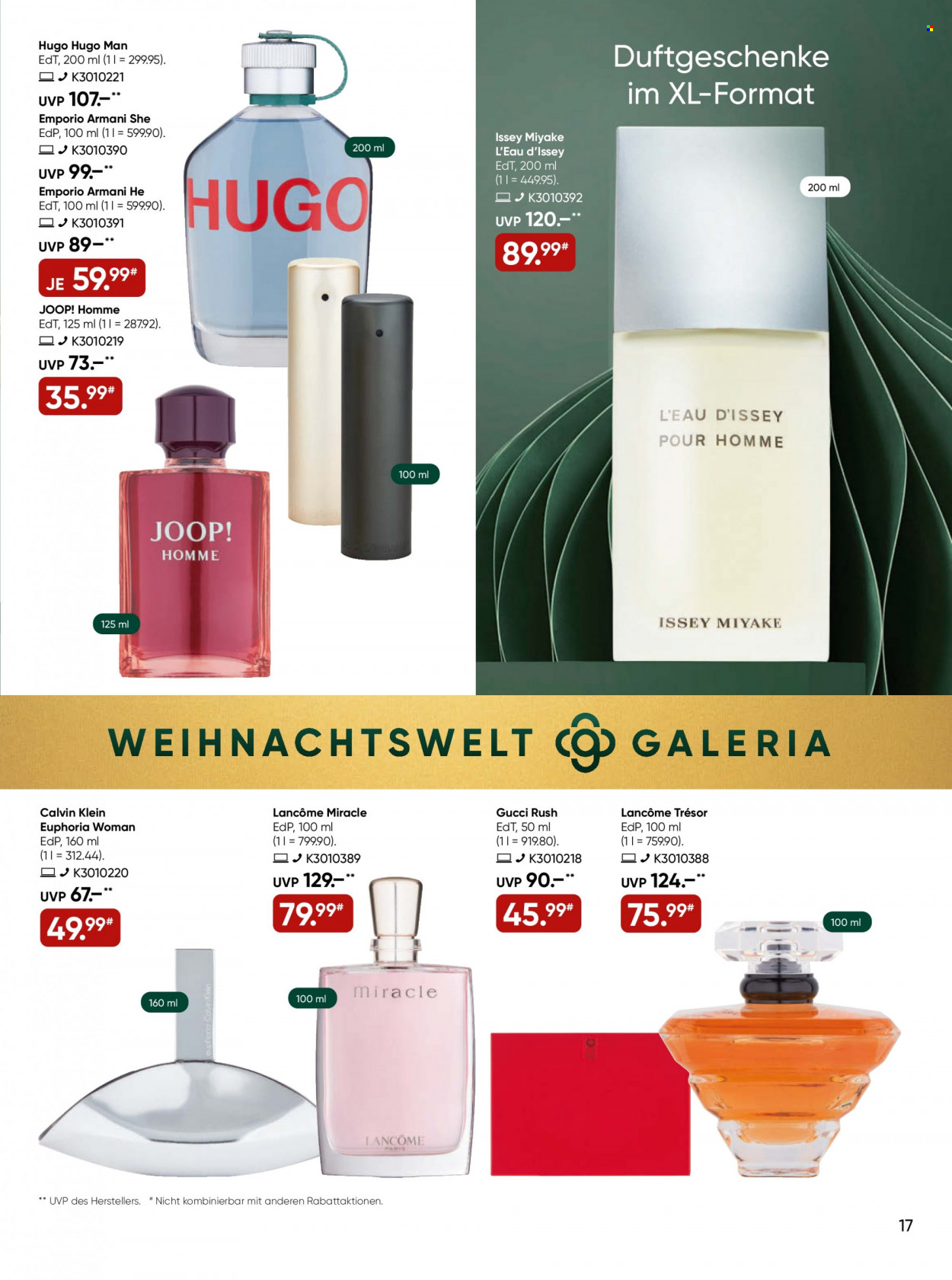 GALERIA Karstadt Kaufhof Prospekte  - 7.12.2022 - 13.12.2022. Seite 17