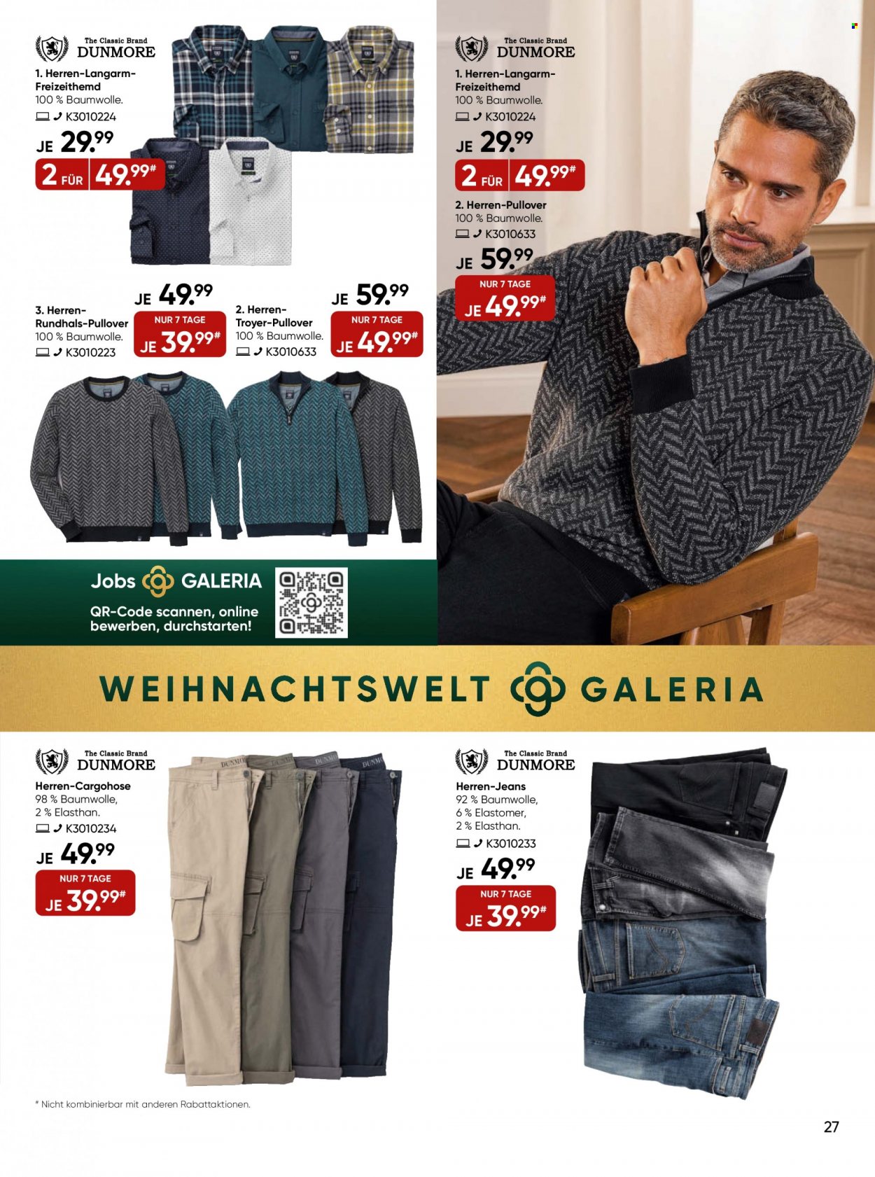 GALERIA Karstadt Kaufhof Prospekte  - 7.12.2022 - 13.12.2022. Seite 27