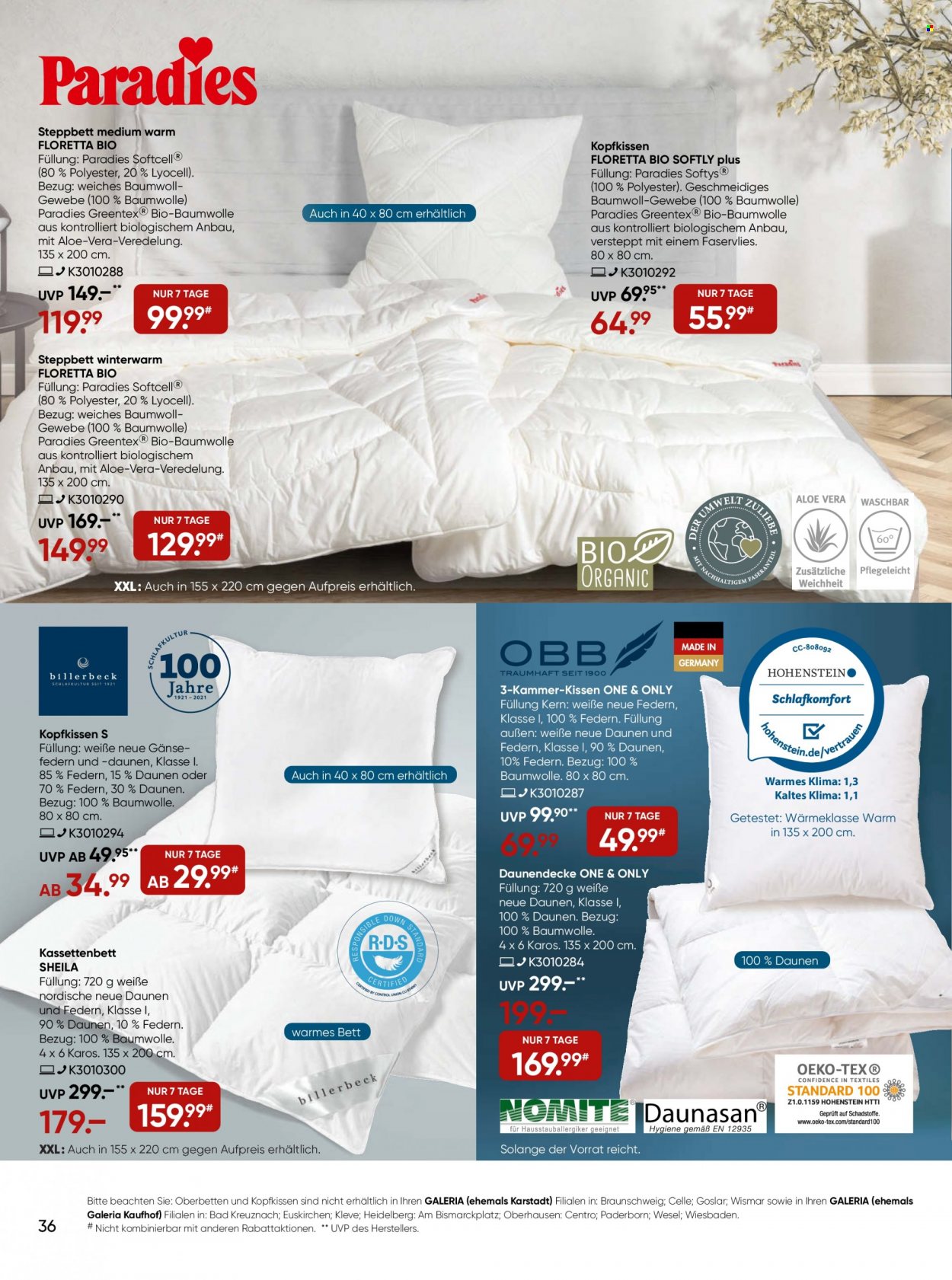GALERIA Karstadt Kaufhof Prospekte  - 7.12.2022 - 13.12.2022. Seite 36